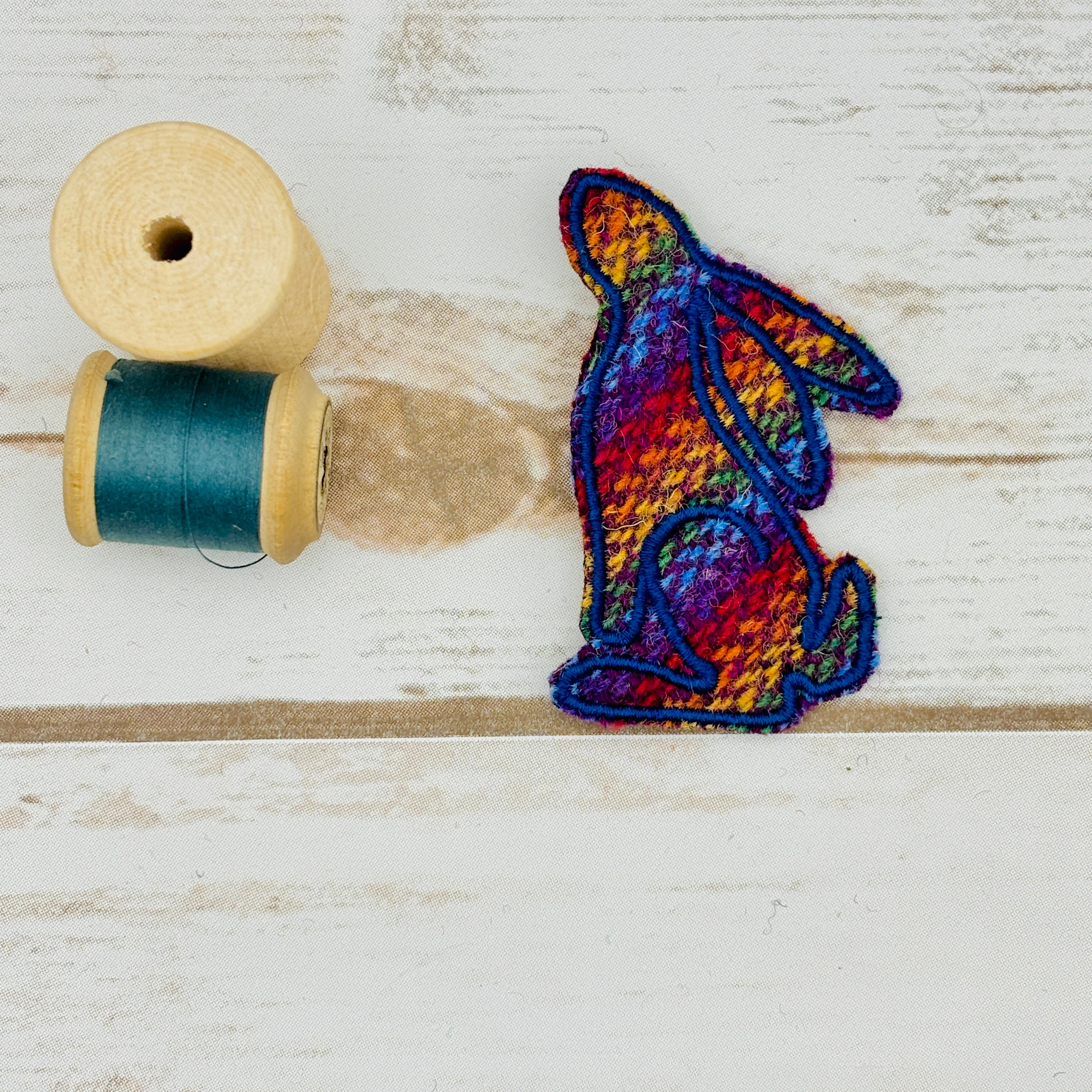 Hare - Harris Tweed Brooch