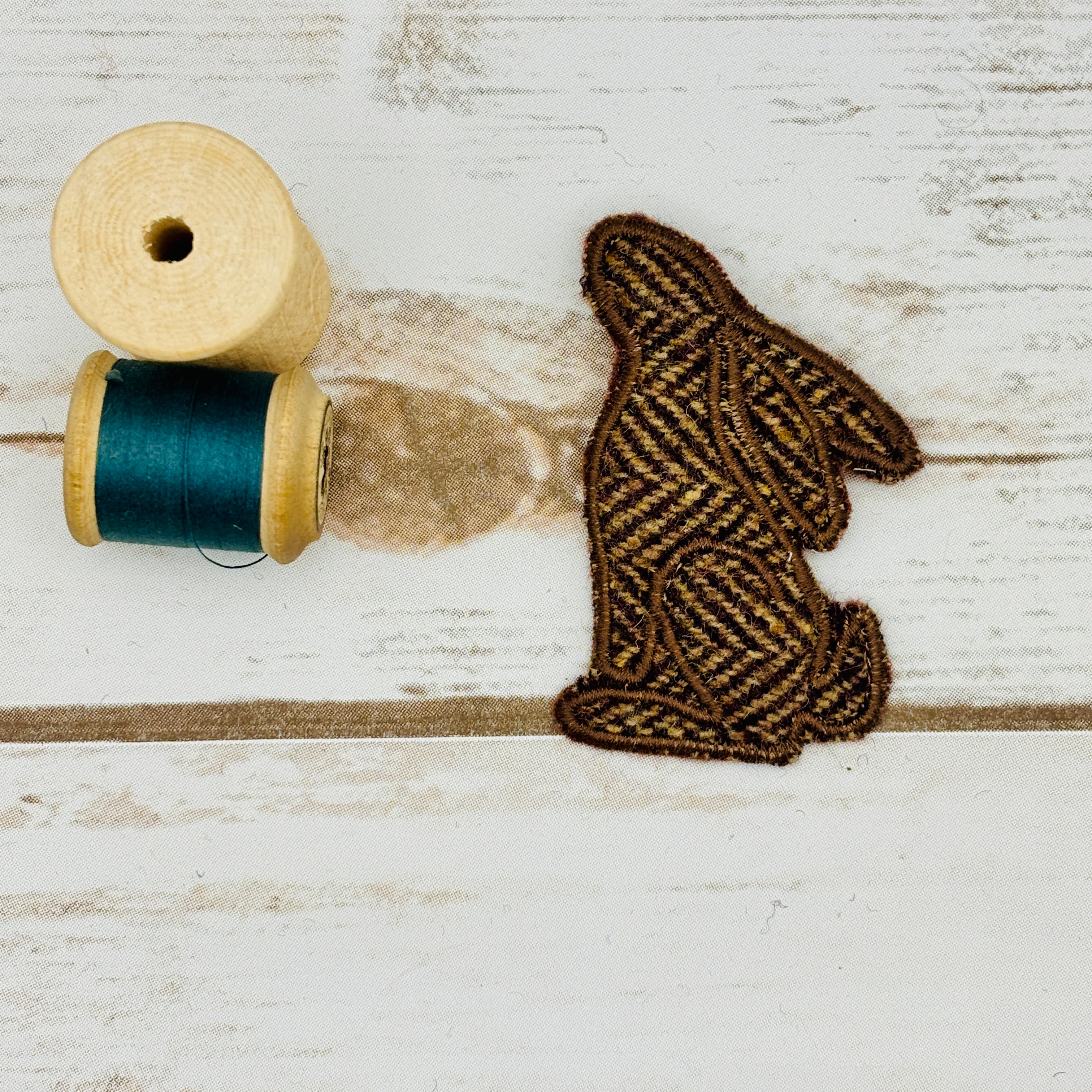 Hare - Harris Tweed Brooch