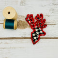 Stag - Harris Tweed Brooch