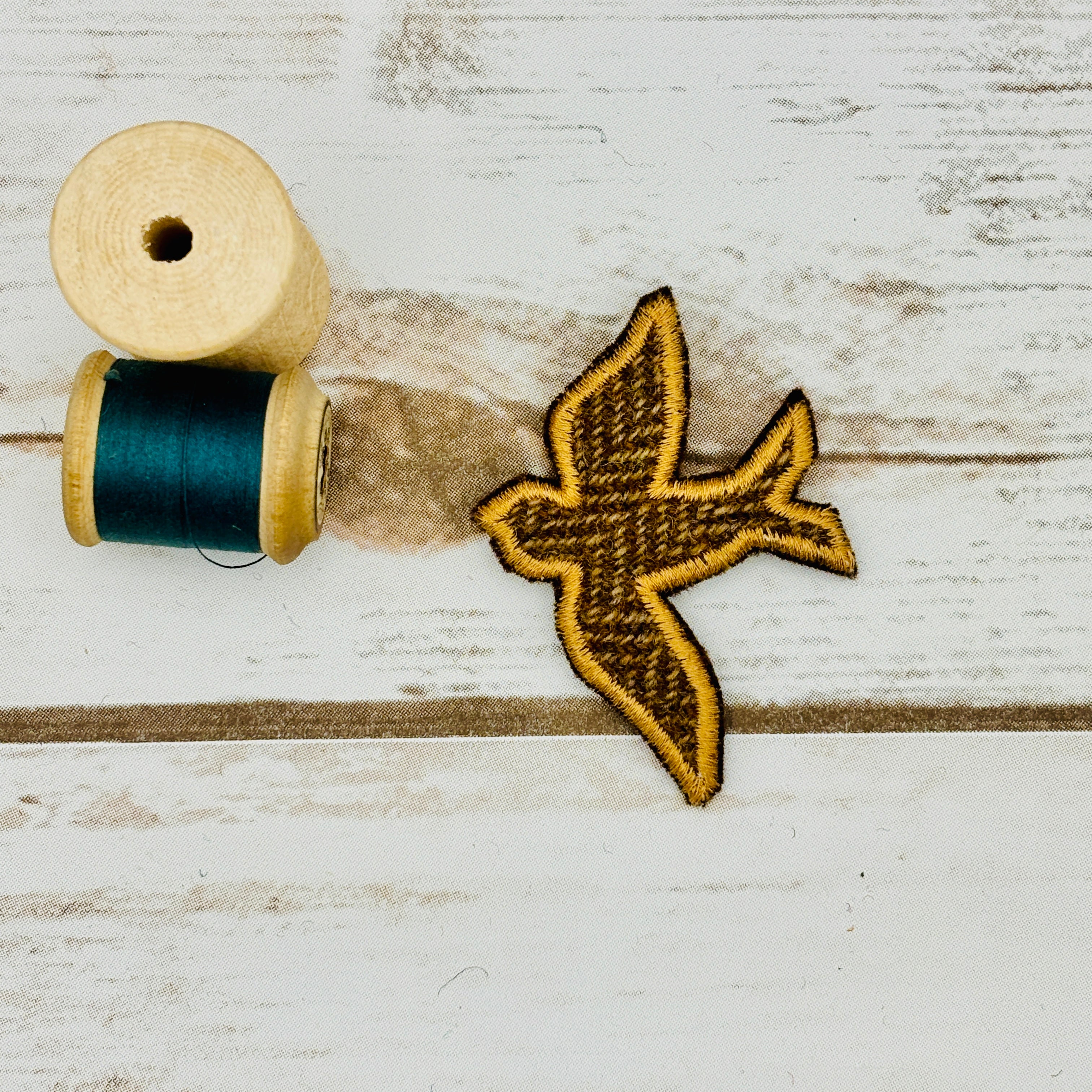 Swallow - Harris Tweed Brooch