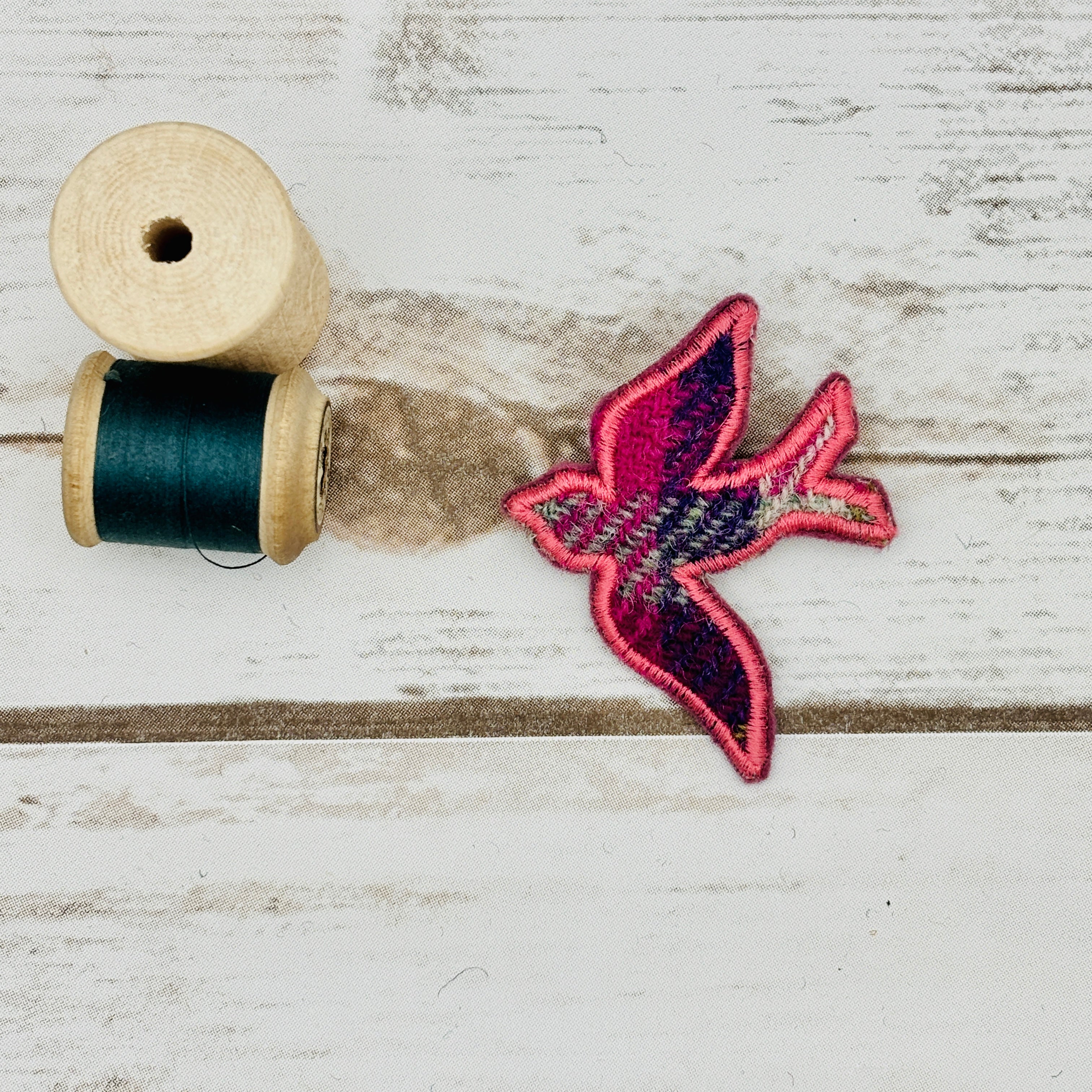 Swallow - Harris Tweed Brooch