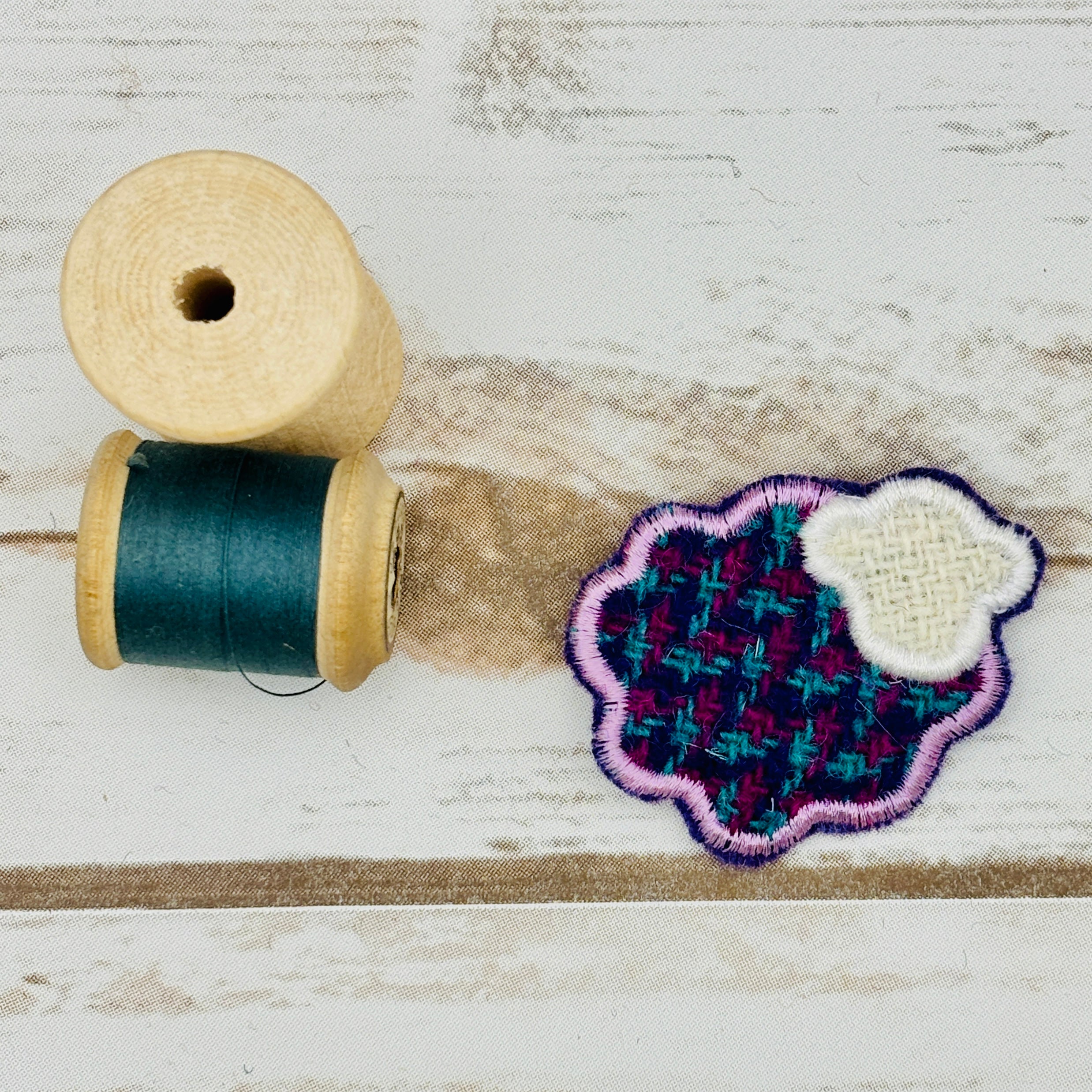 Sheep - Harris Tweed Brooch