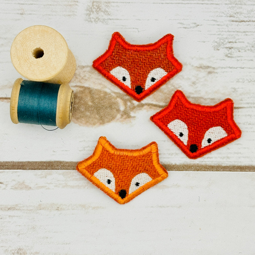 Fox - Harris Tweed Brooch