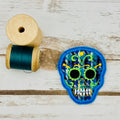 Sugar Skulls - Harris Tweed Brooch
