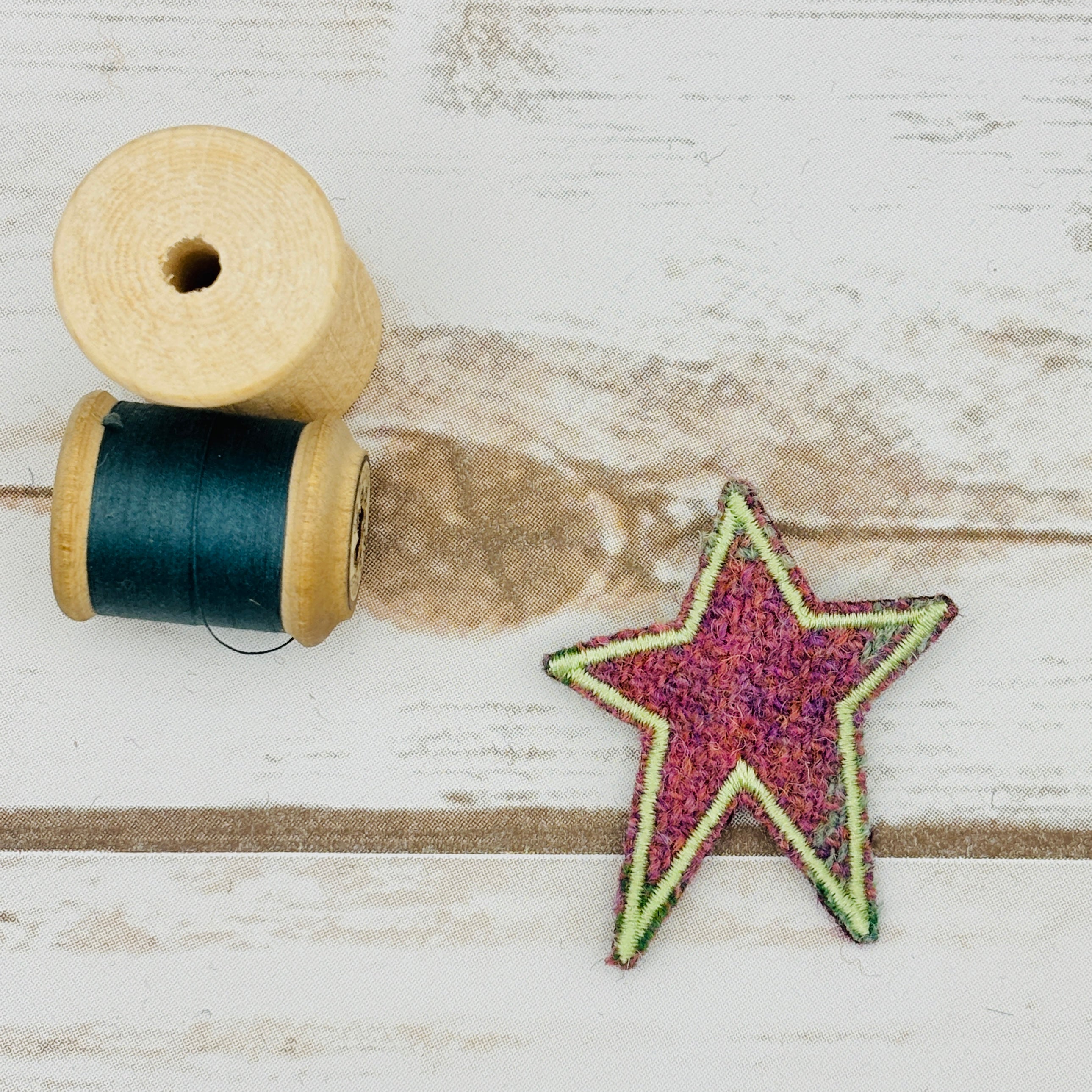 Stars - Harris Tweed Brooch