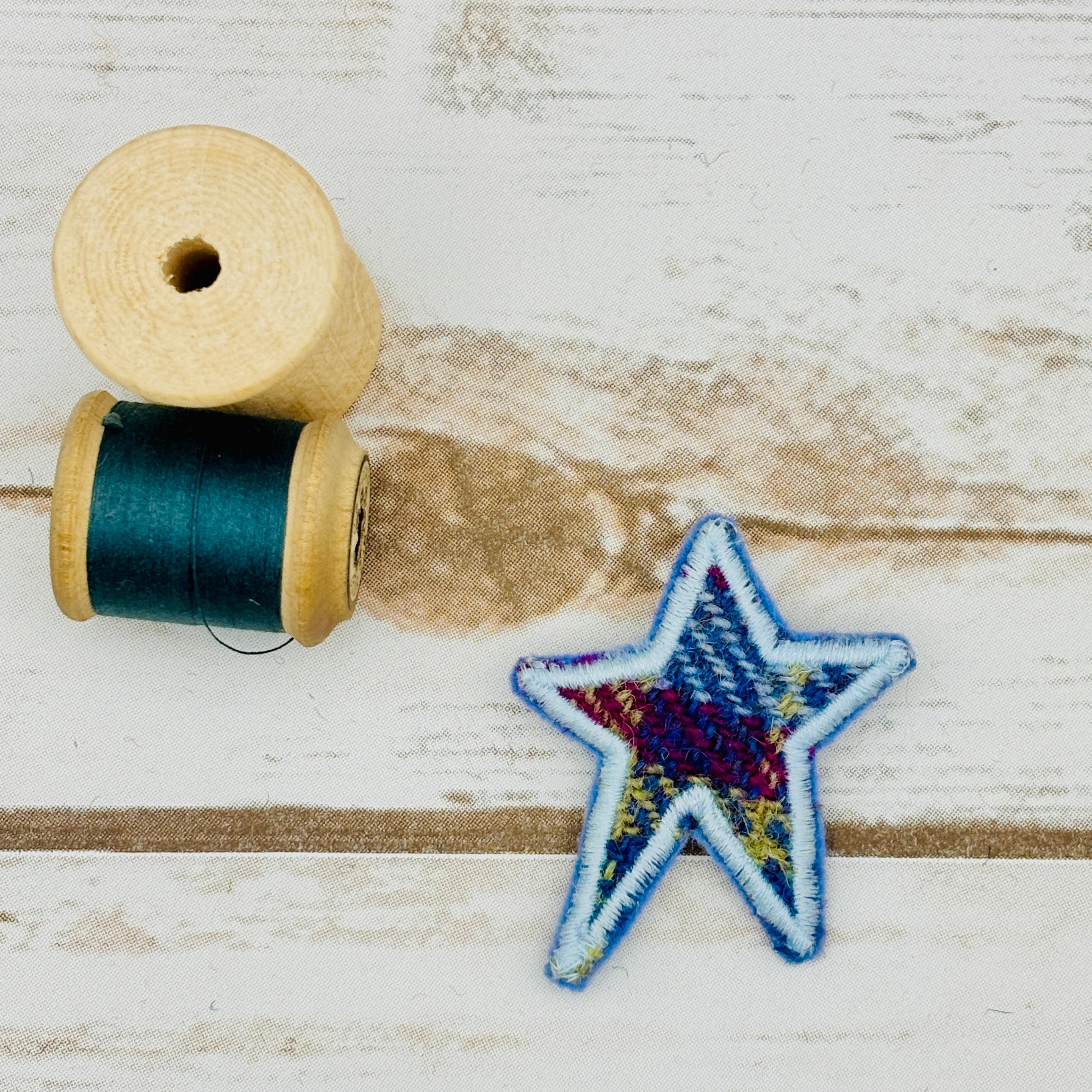 Stars - Harris Tweed Brooch