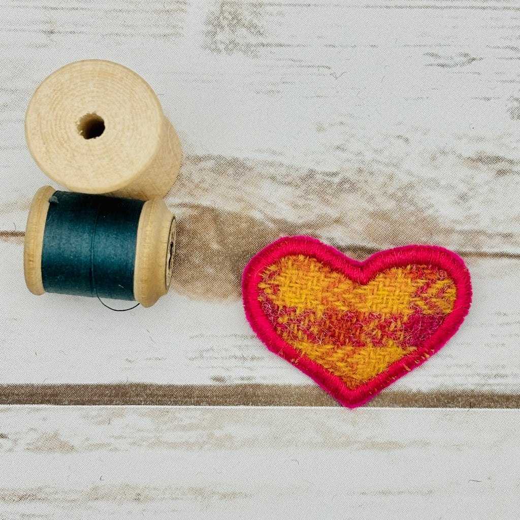Tweed Hearts - Harris Tweed Brooch