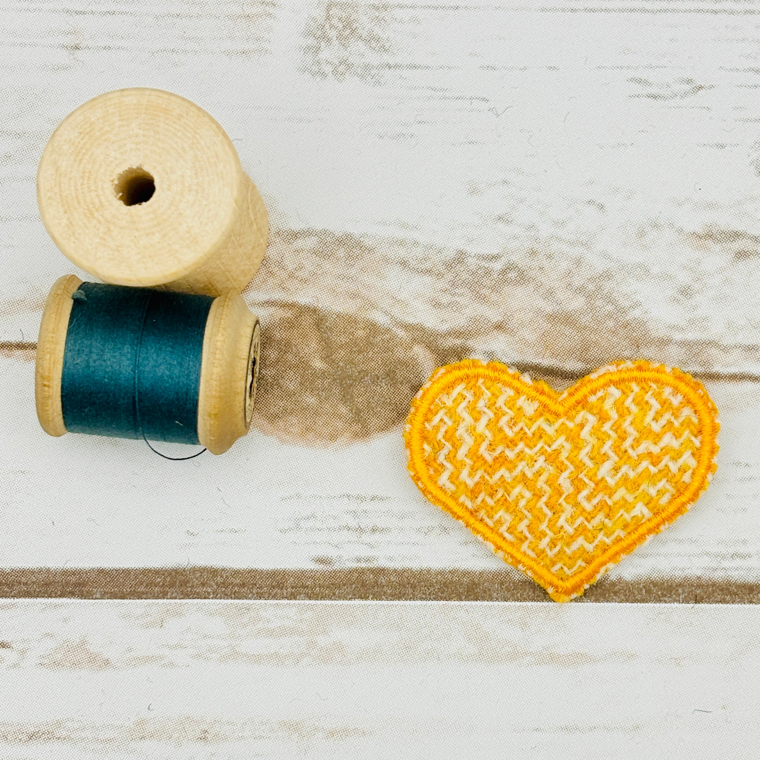 Tweed Hearts - Harris Tweed Brooch
