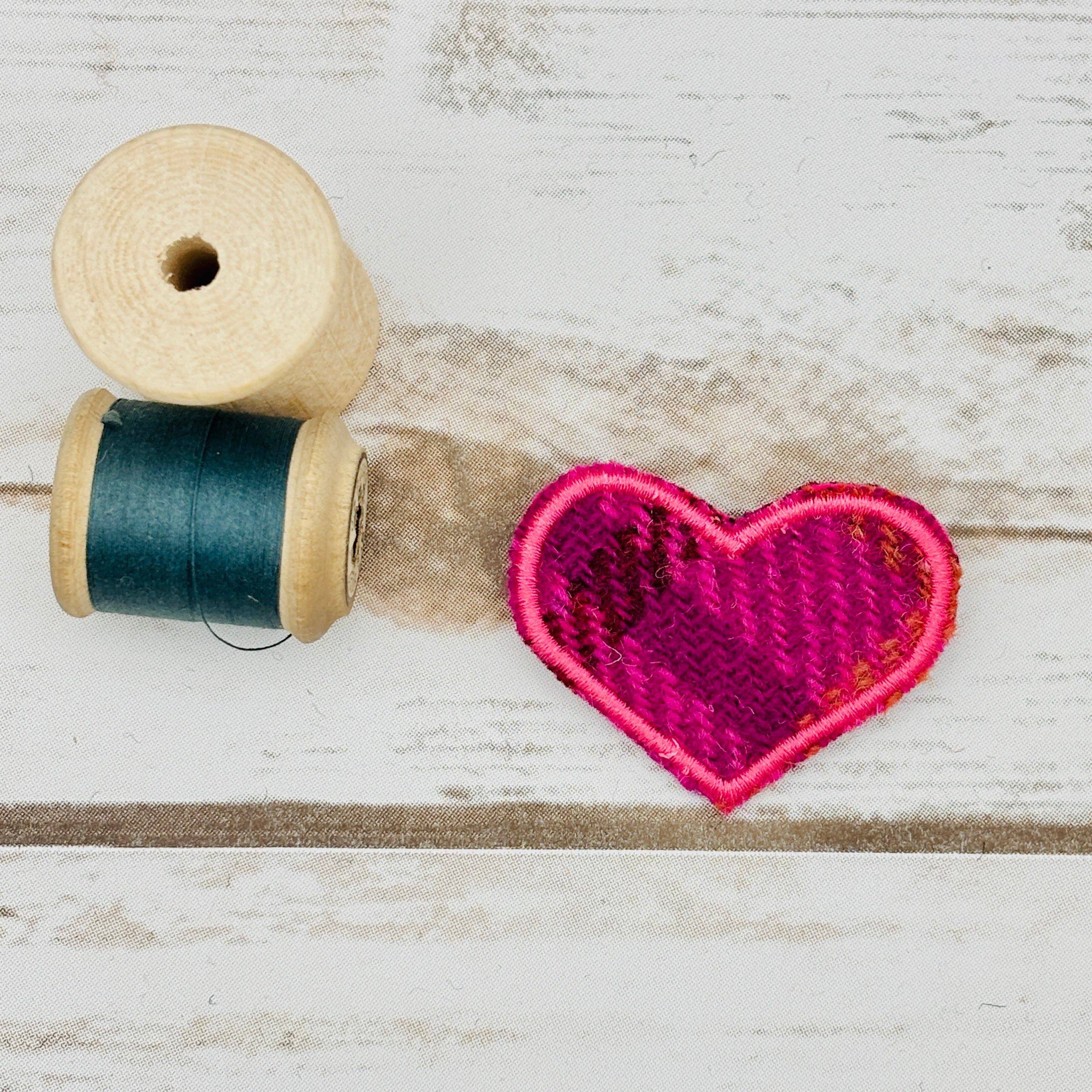 Tweed Hearts - Harris Tweed Brooch
