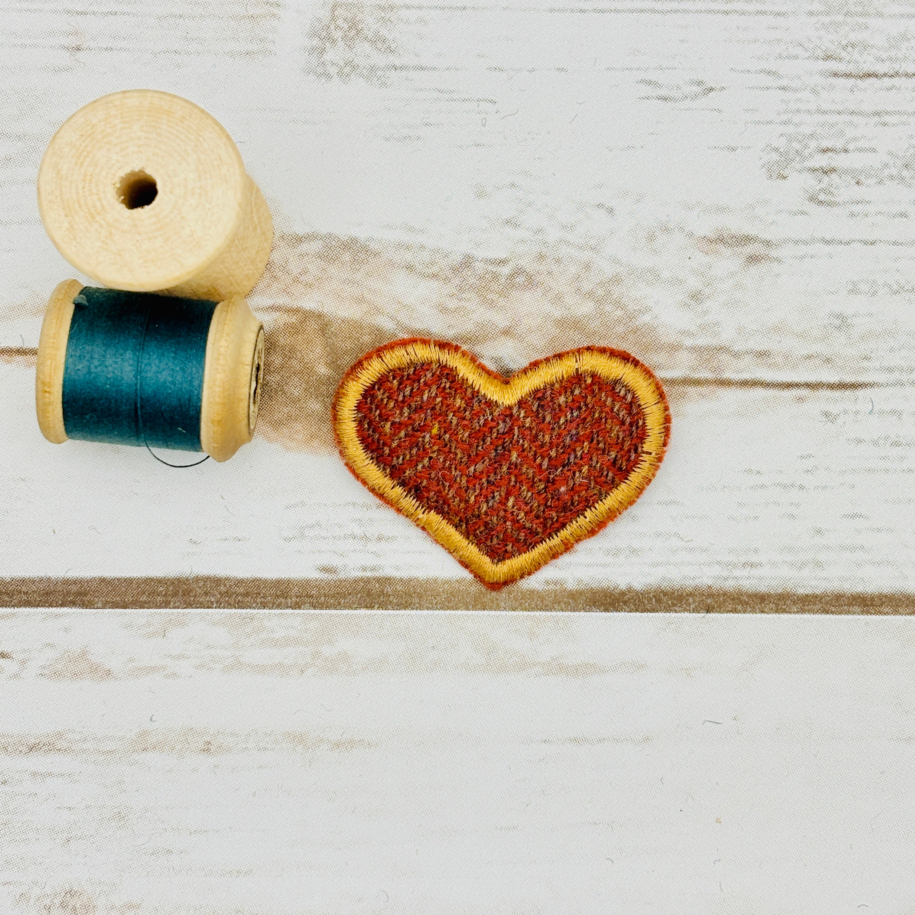 Tweed Hearts - Harris Tweed Brooch