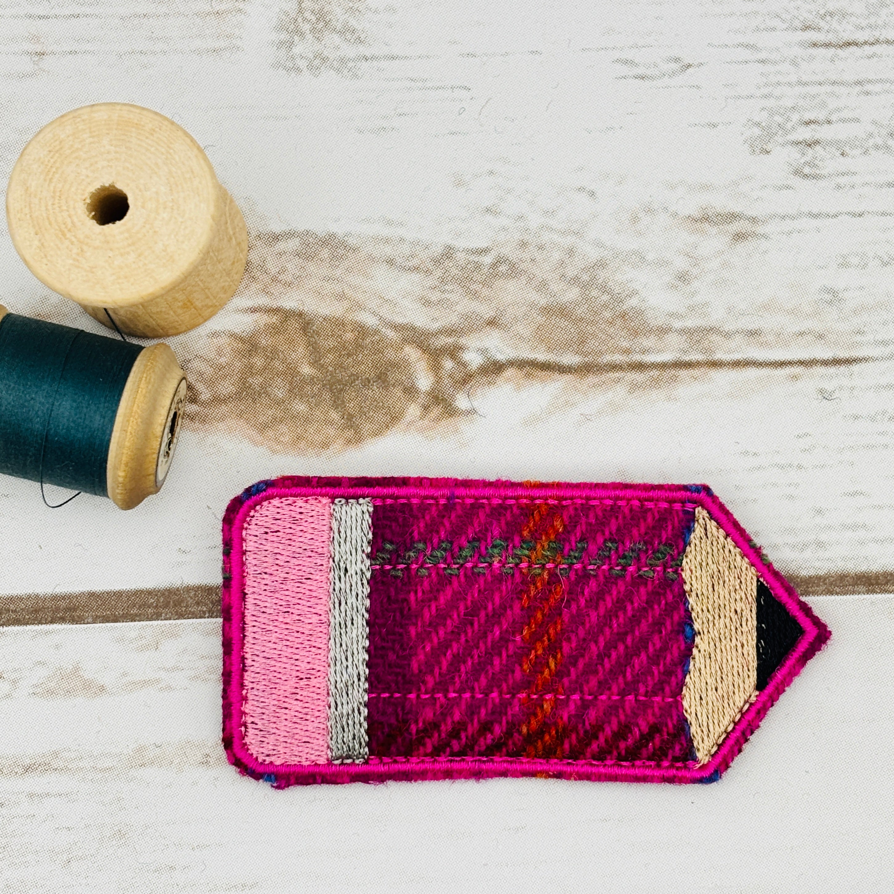 Pencil - Harris Tweed Brooch