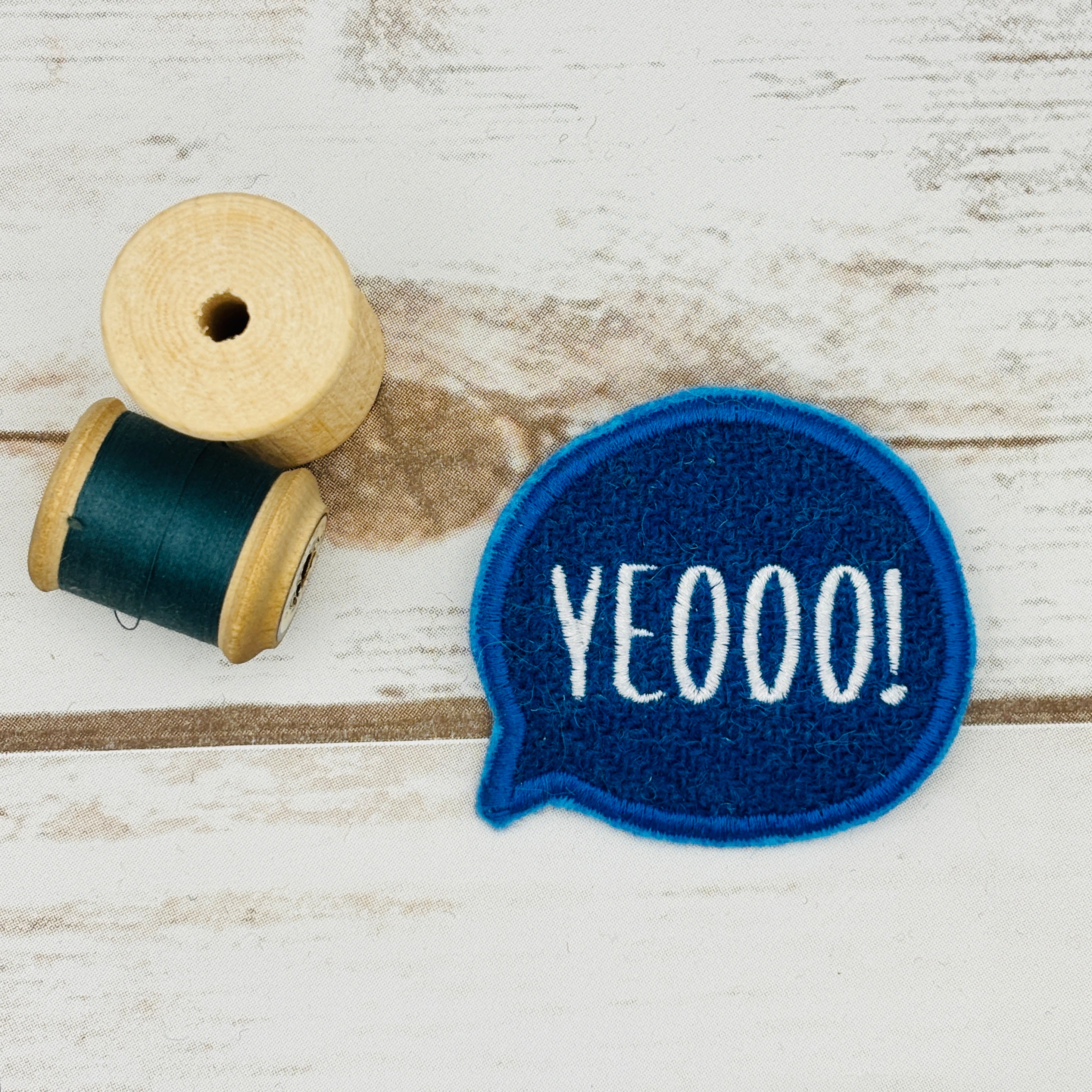 Speech Bubbles - Harris Tweed Brooch