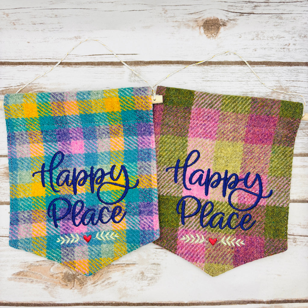 Happy Place - Pennant Wall Hanging