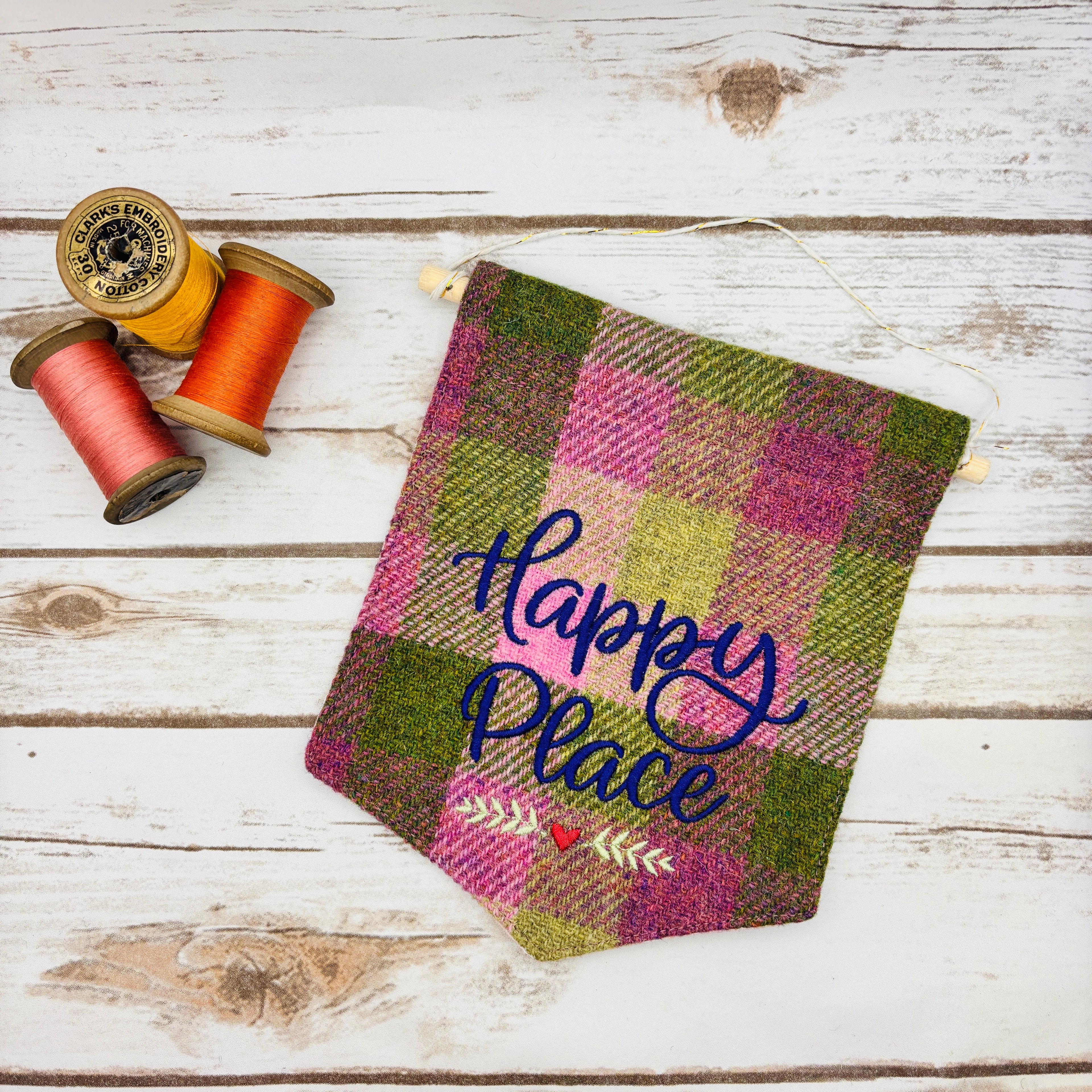 Happy Place - Pennant Wall Hanging