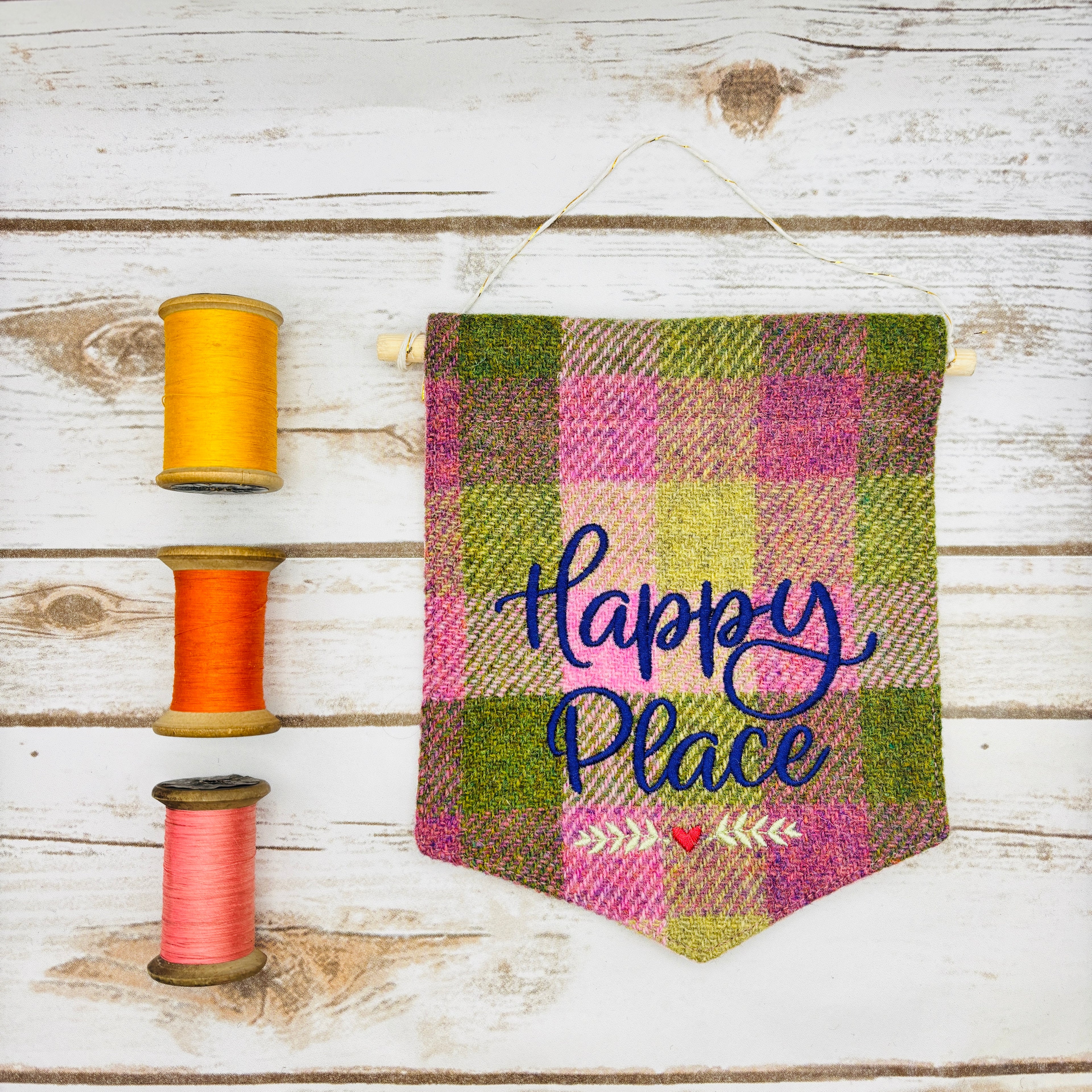 Happy Place - Pennant Wall Hanging