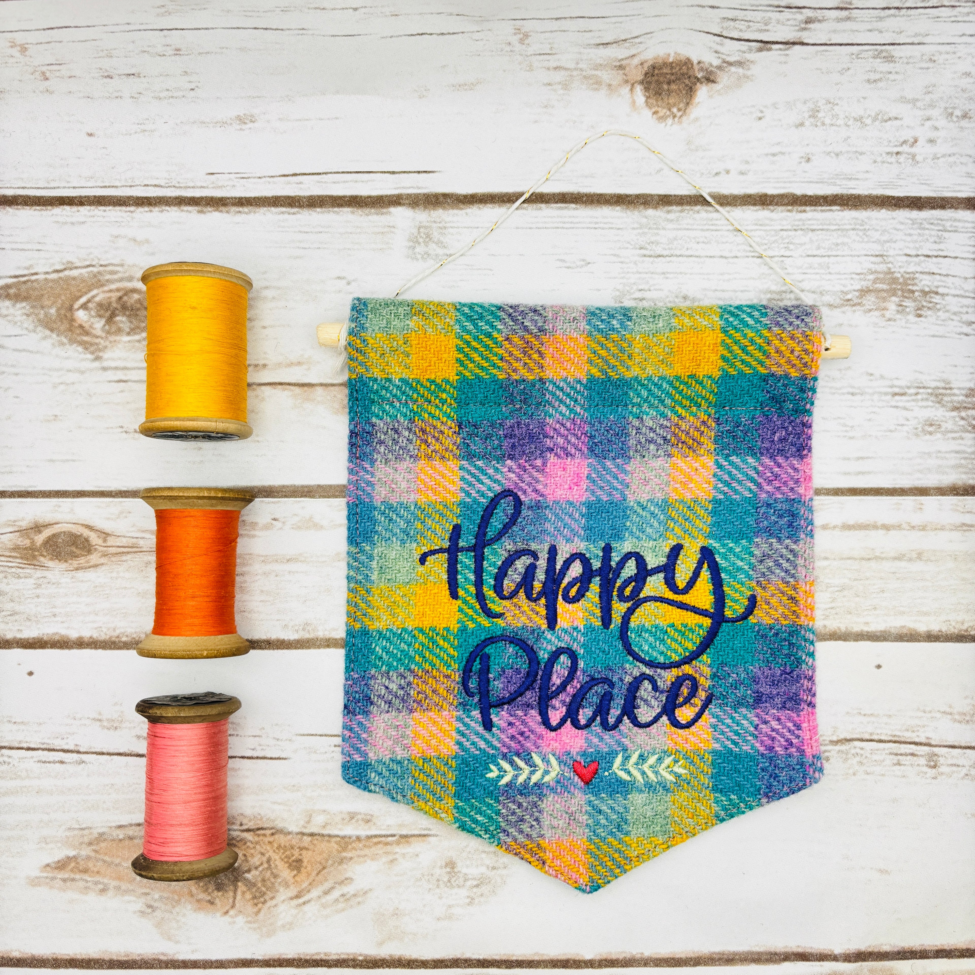 Happy Place - Pennant Wall Hanging