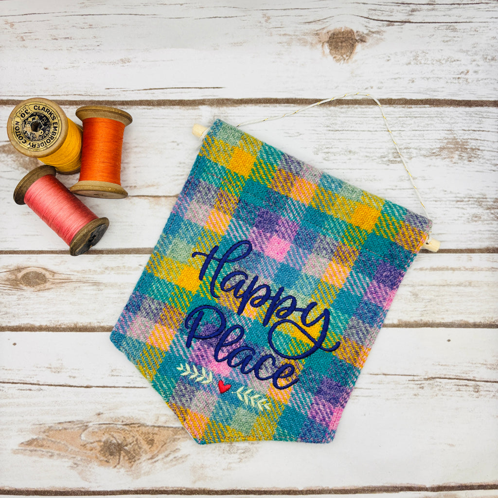 Happy Place - Pennant Wall Hanging