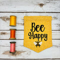 Bee Happy - Pennant Wall Hanging