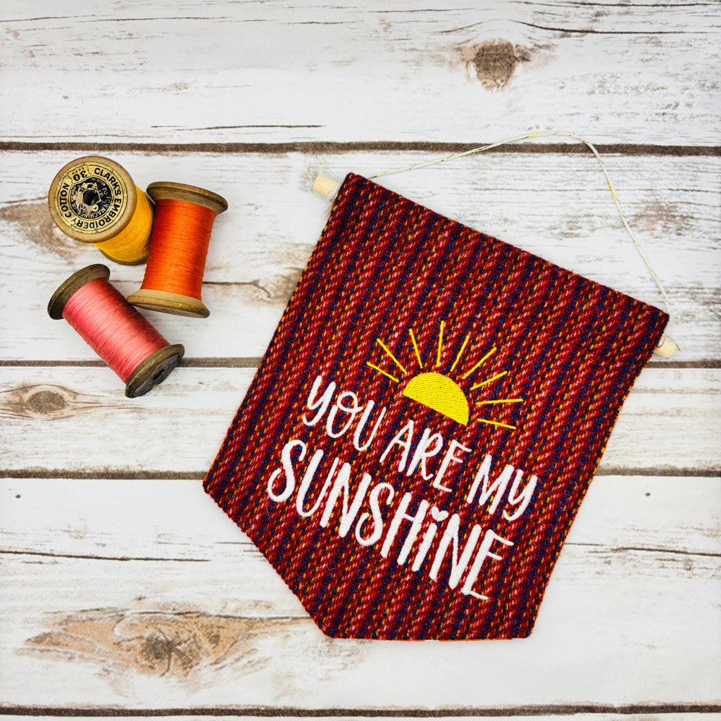You are my Sunshine - Pennant Wall Hanging