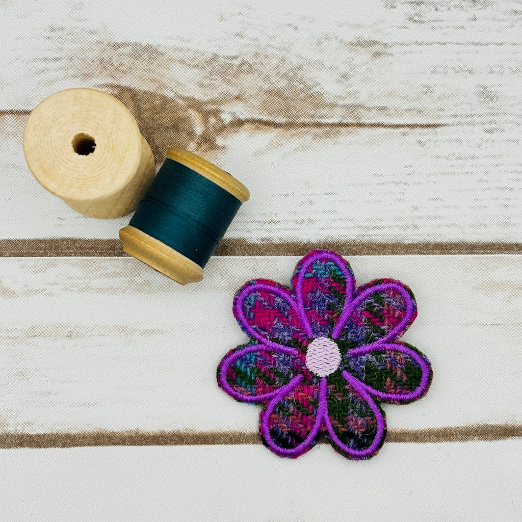 Flower - Harris Tweed Brooch