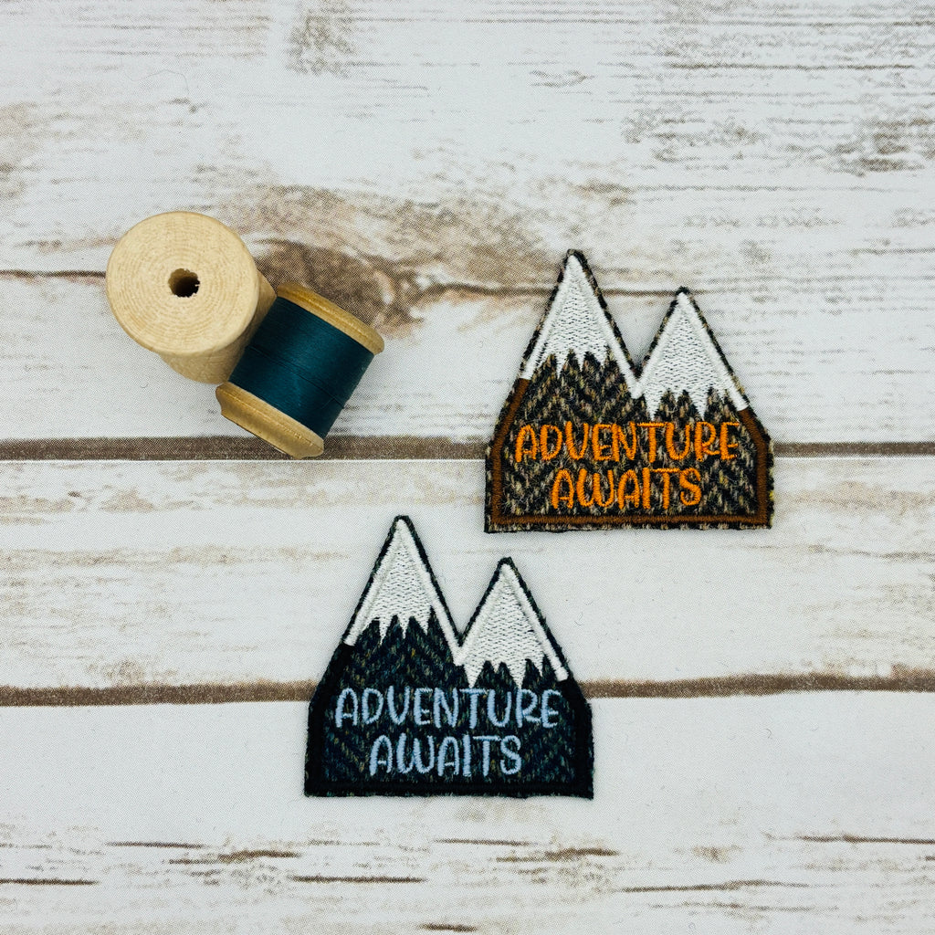 Adventure Awaits! - Harris Tweed Brooch