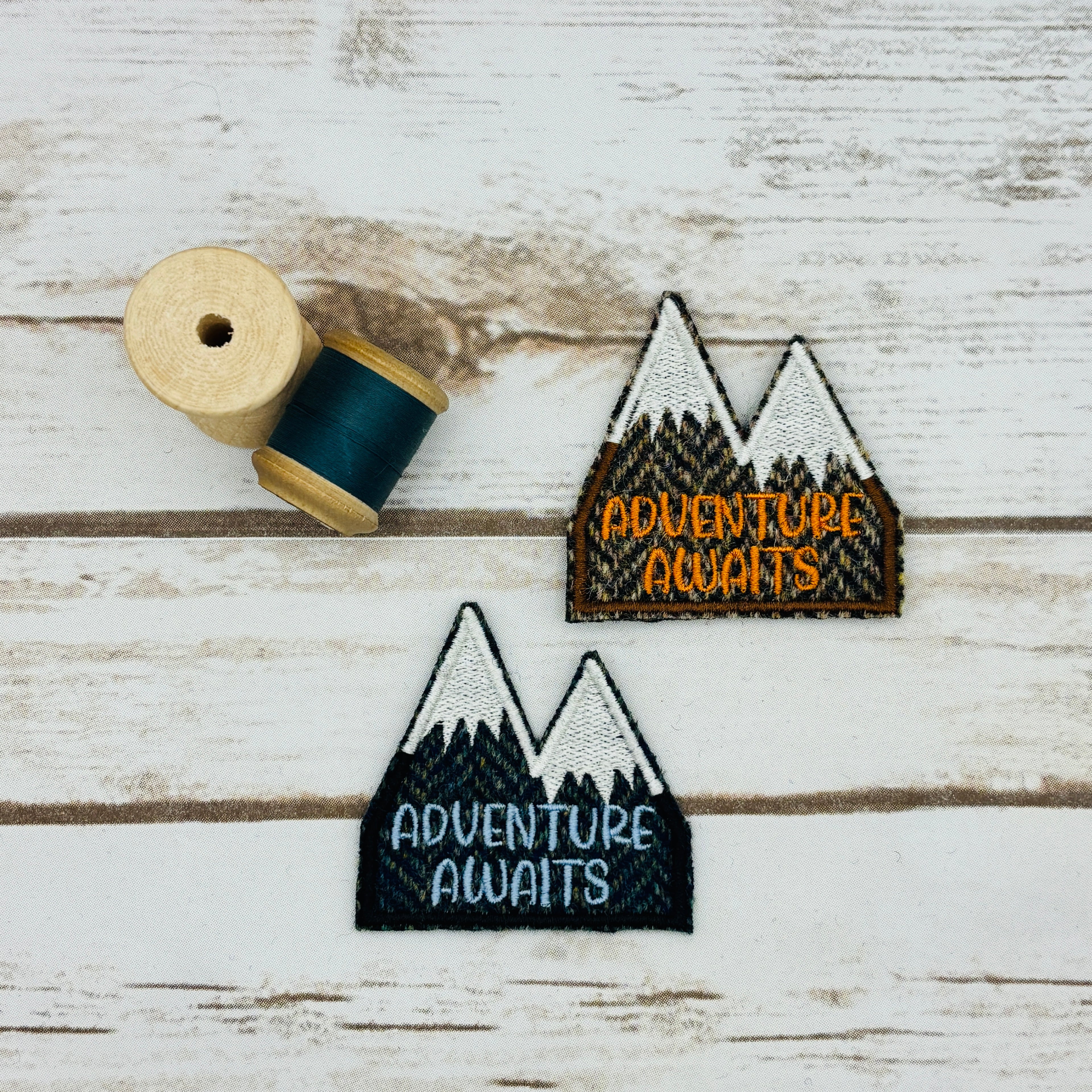 Adventure Awaits! - Harris Tweed Brooch