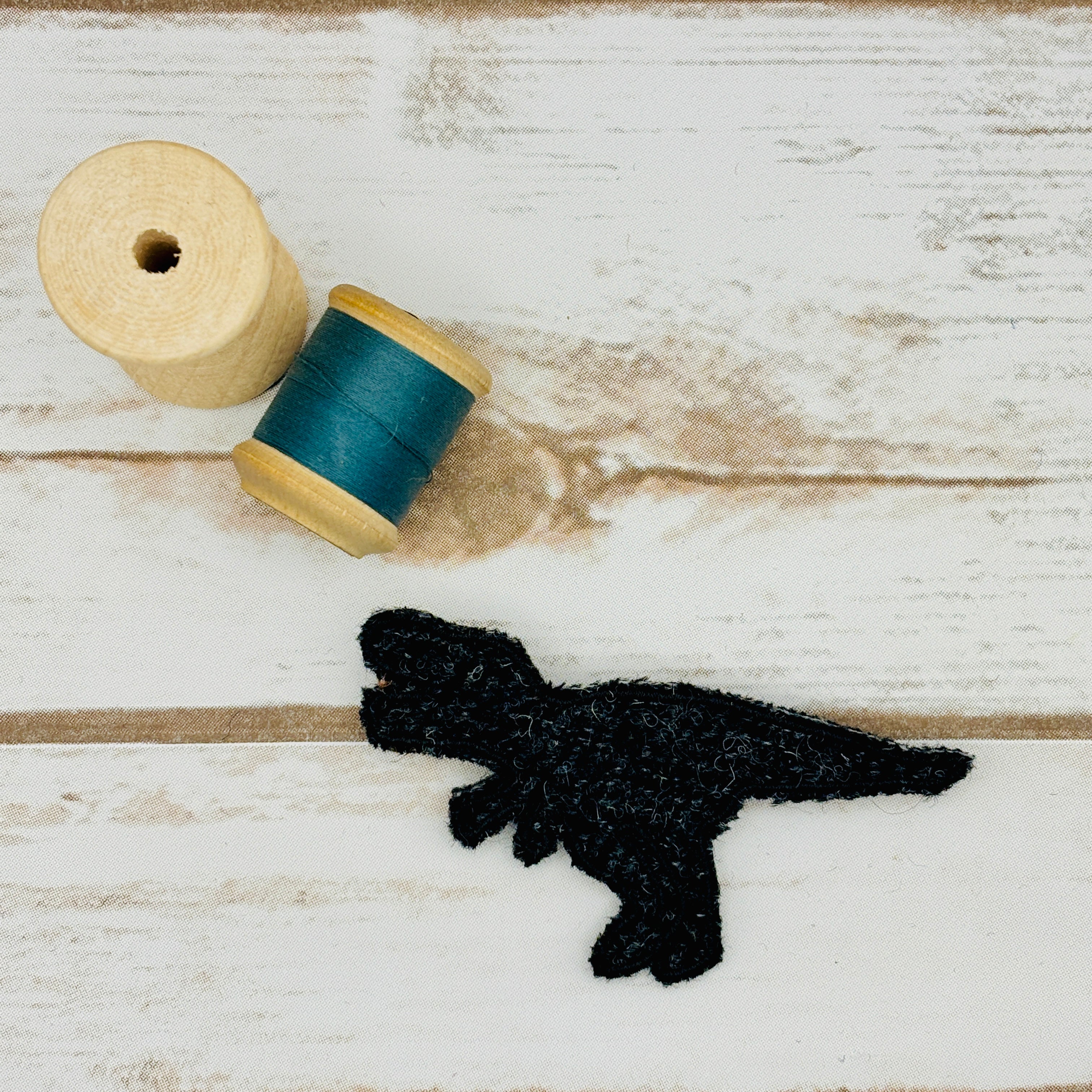 T-Rex - Harris Tweed Brooch