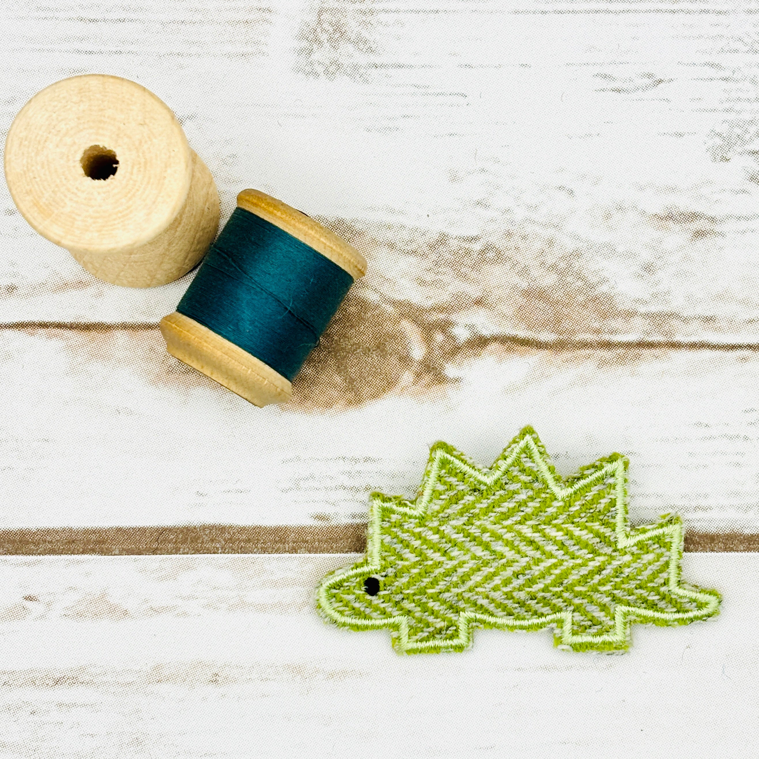 Stegosaurus - Harris Tweed Brooch