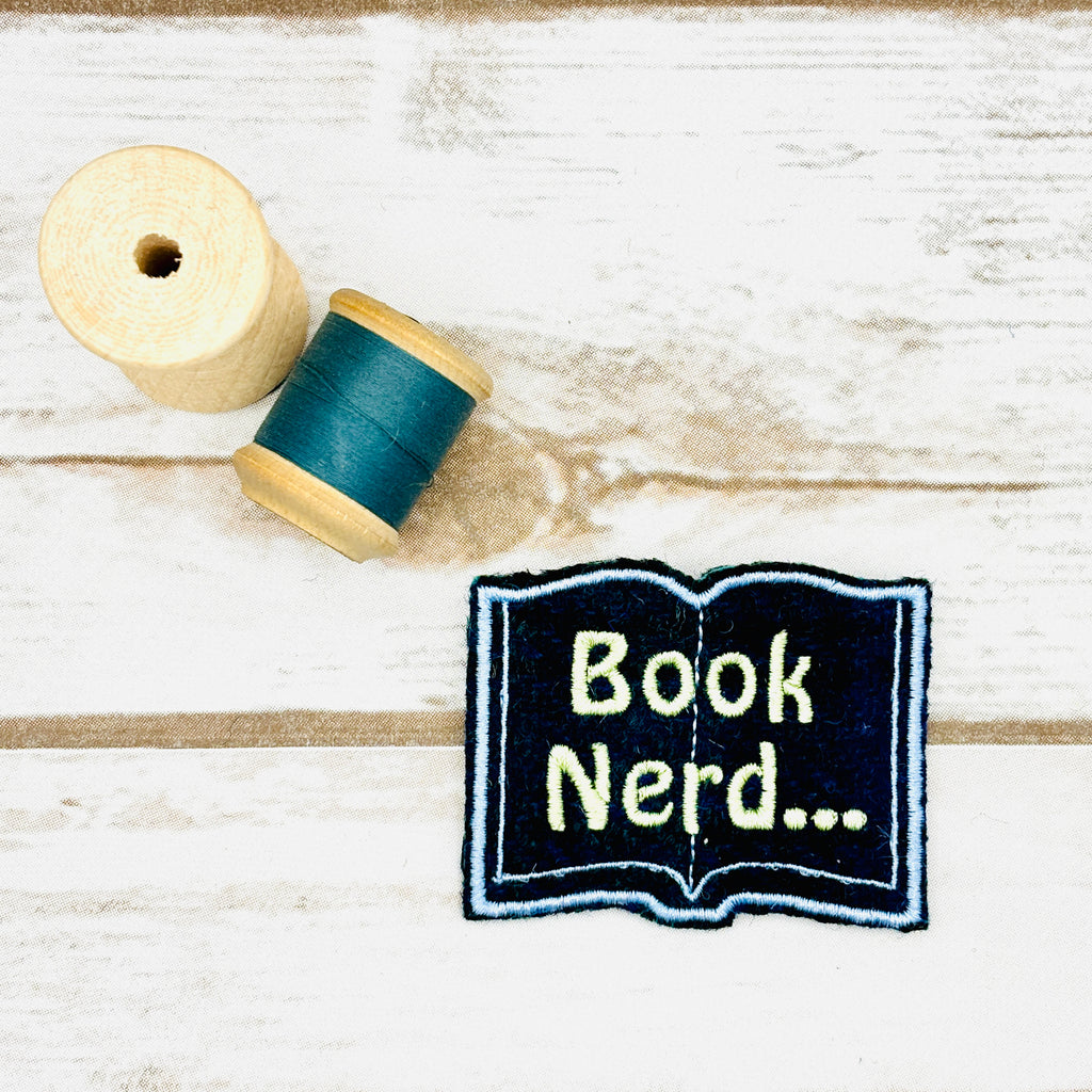 Book Nerd - Harris Tweed Brooch