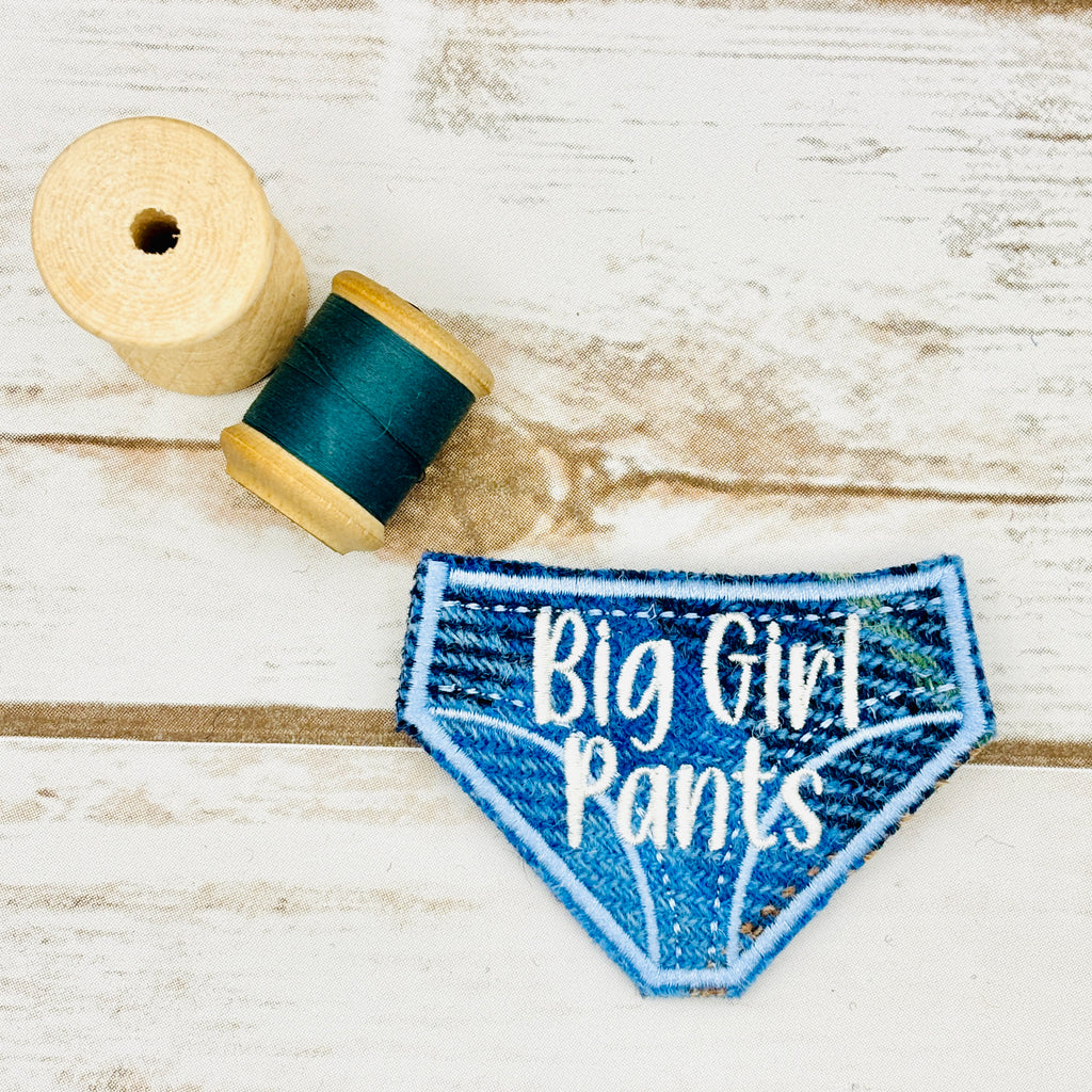Big Girl Pants - Harris Tweed Brooch