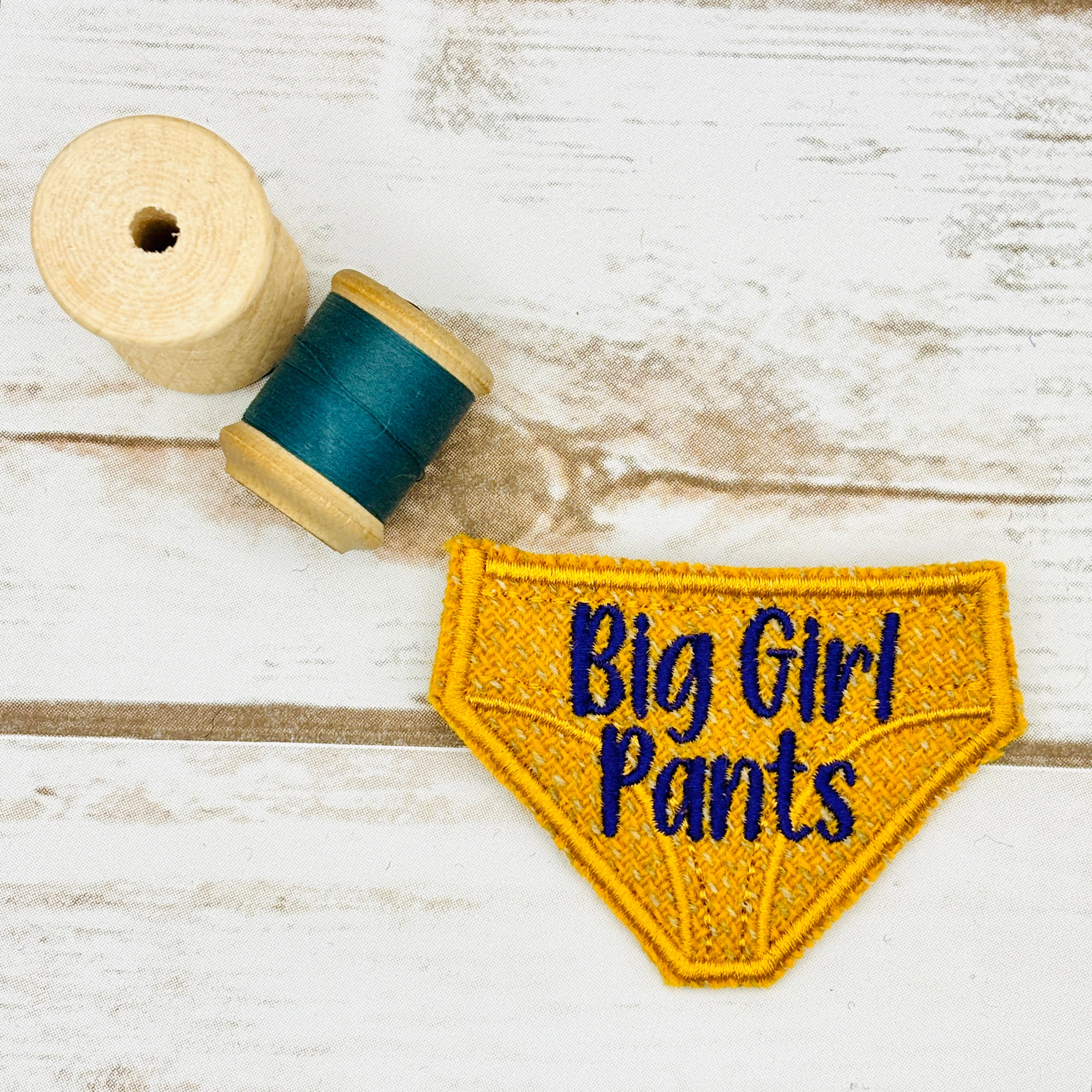 Big Girl Pants - Harris Tweed Brooch