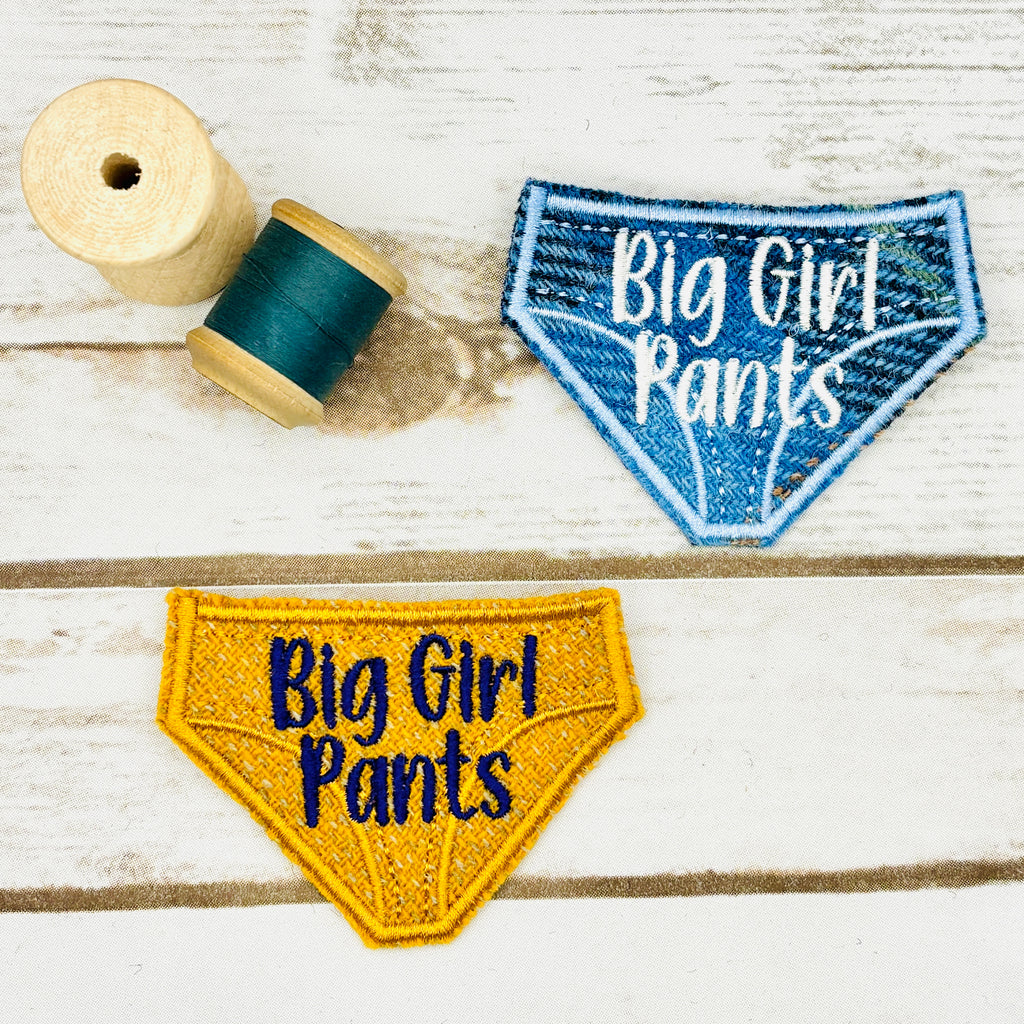 Big Girl Pants - Harris Tweed Brooch