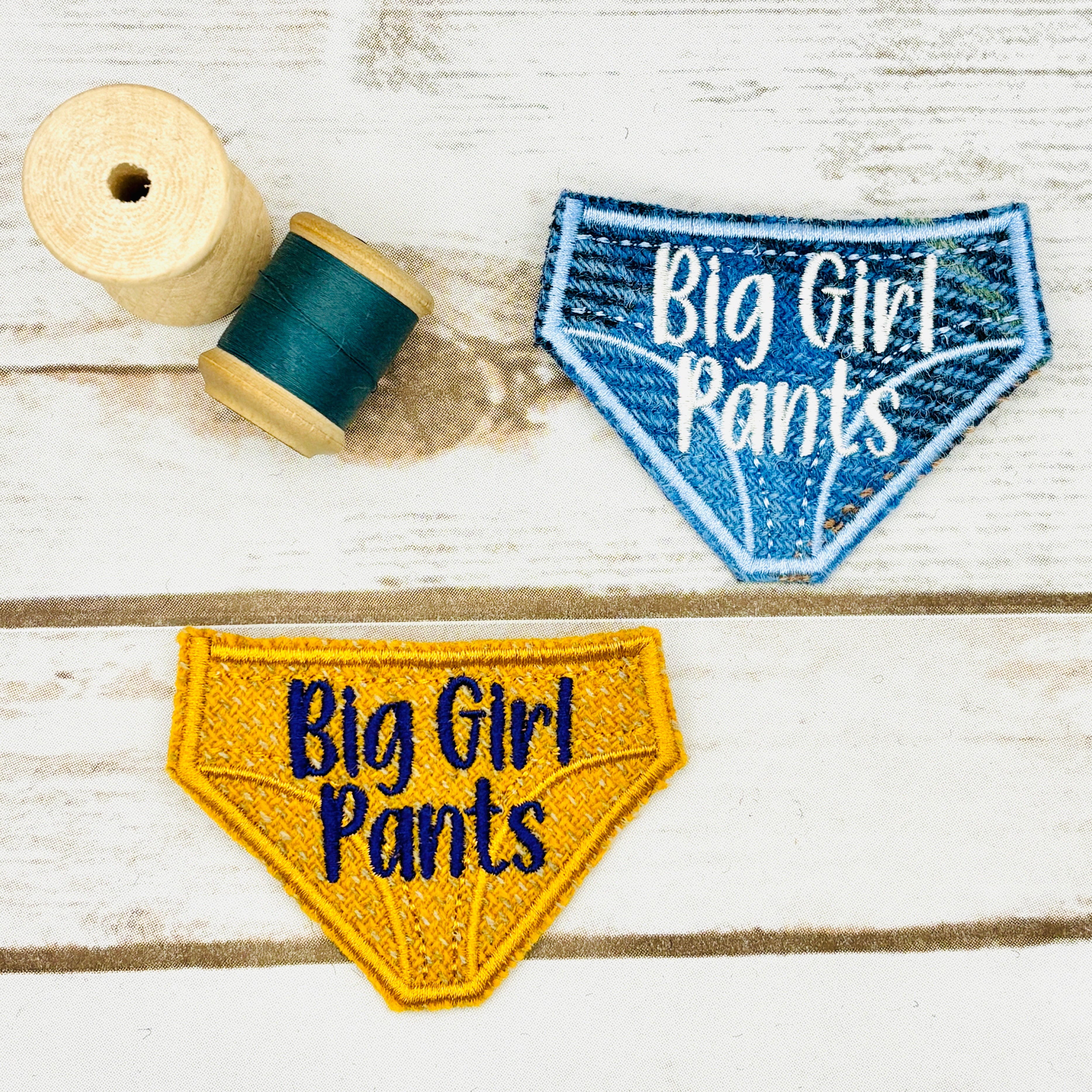Big Girl Pants - Harris Tweed Brooch