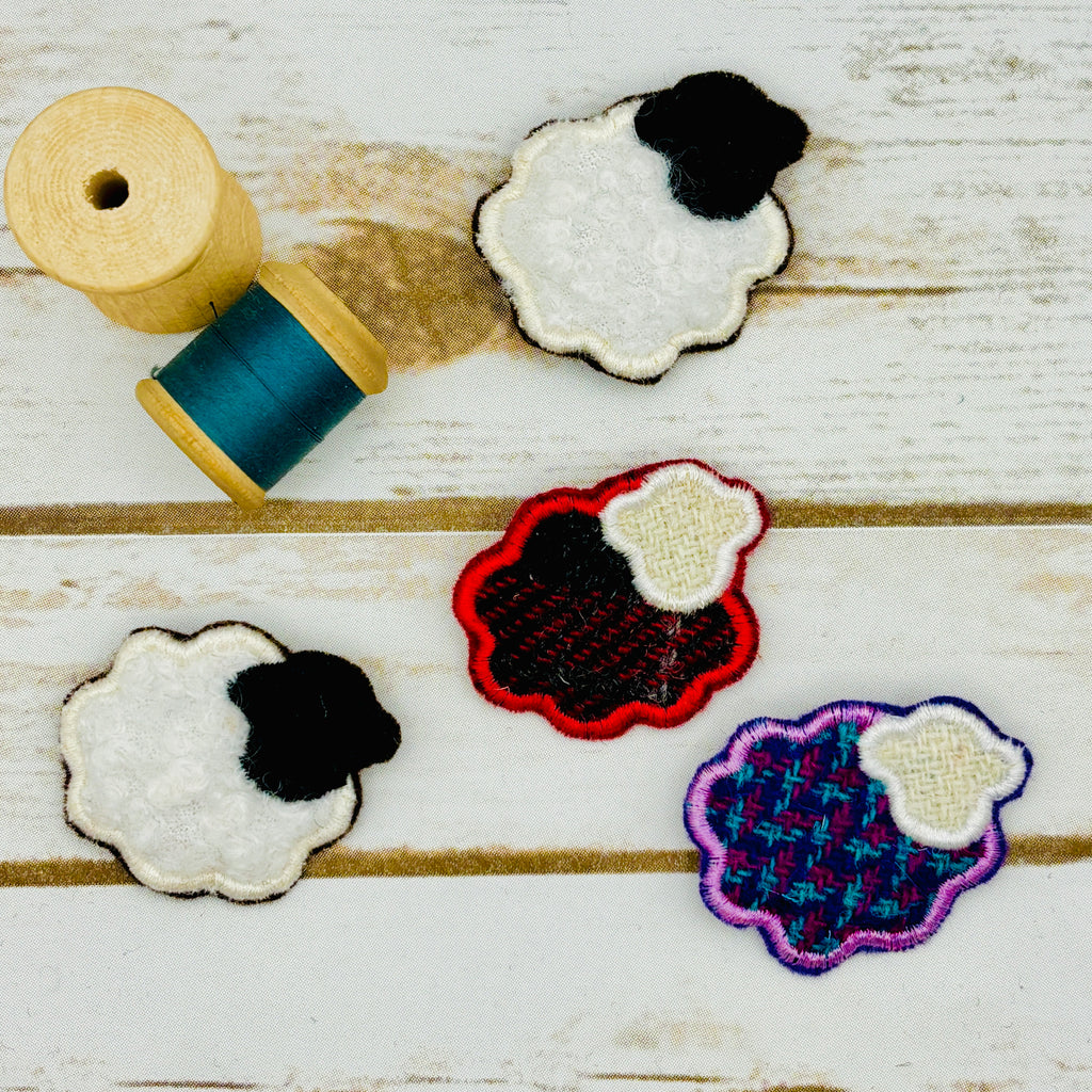 Sheep - Harris Tweed Brooch
