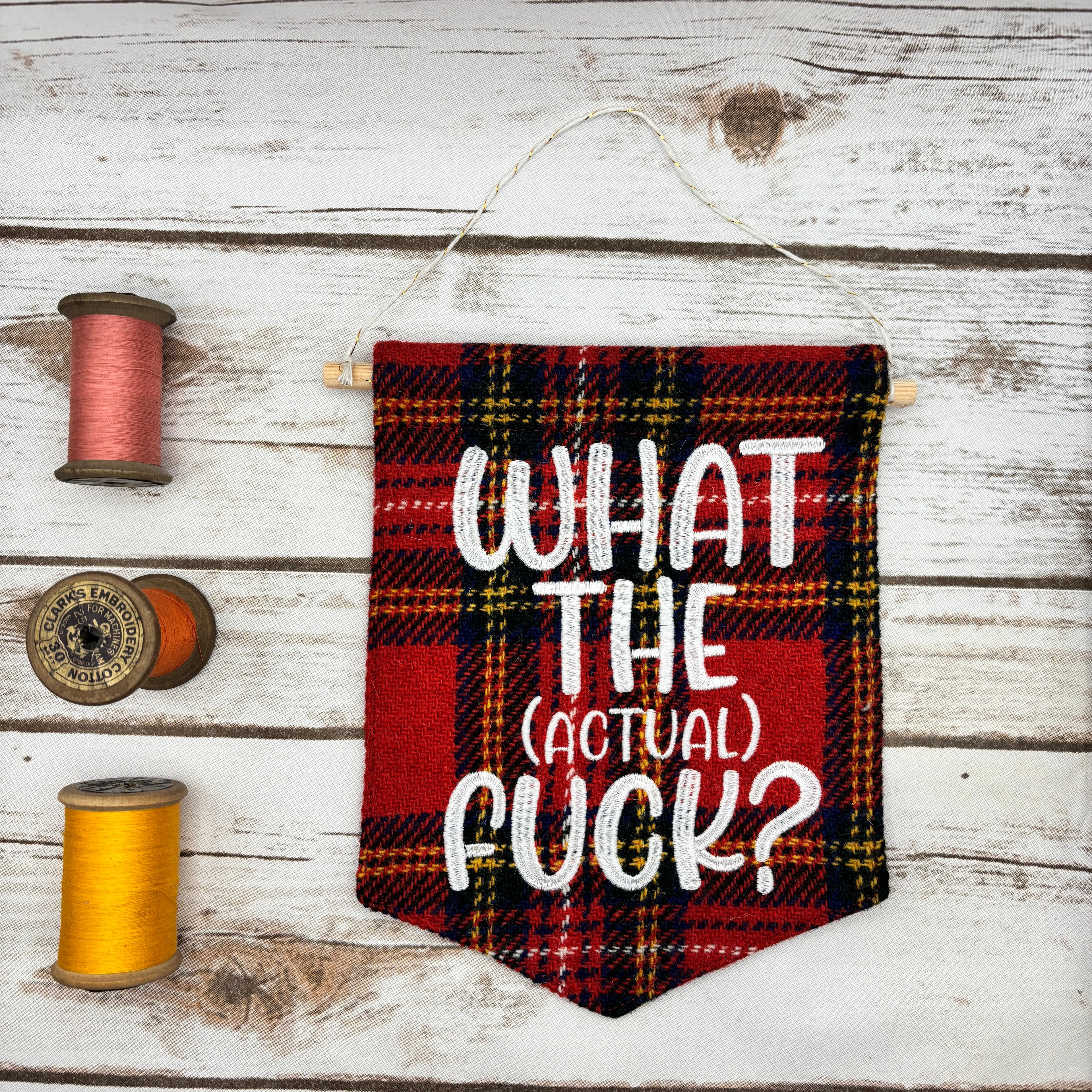 WTF - Pennant Wall Hanging