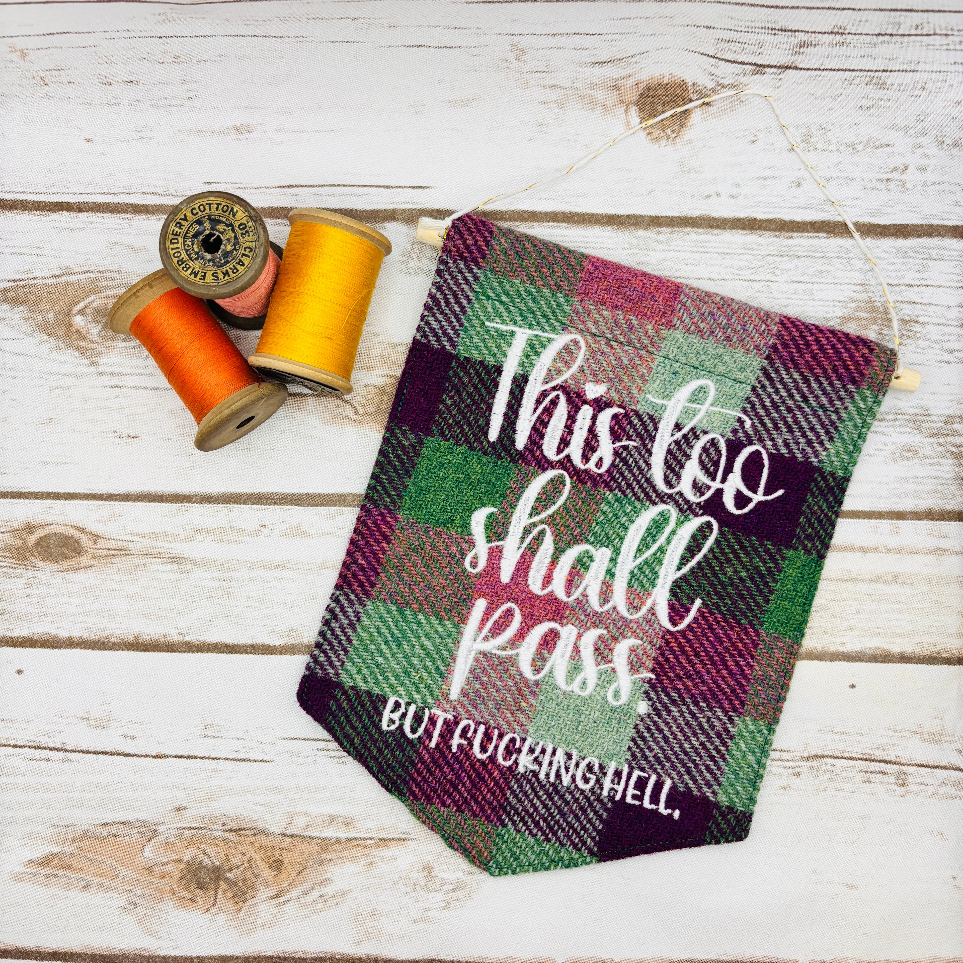 This too shall pass - Pennant Wall Hanging