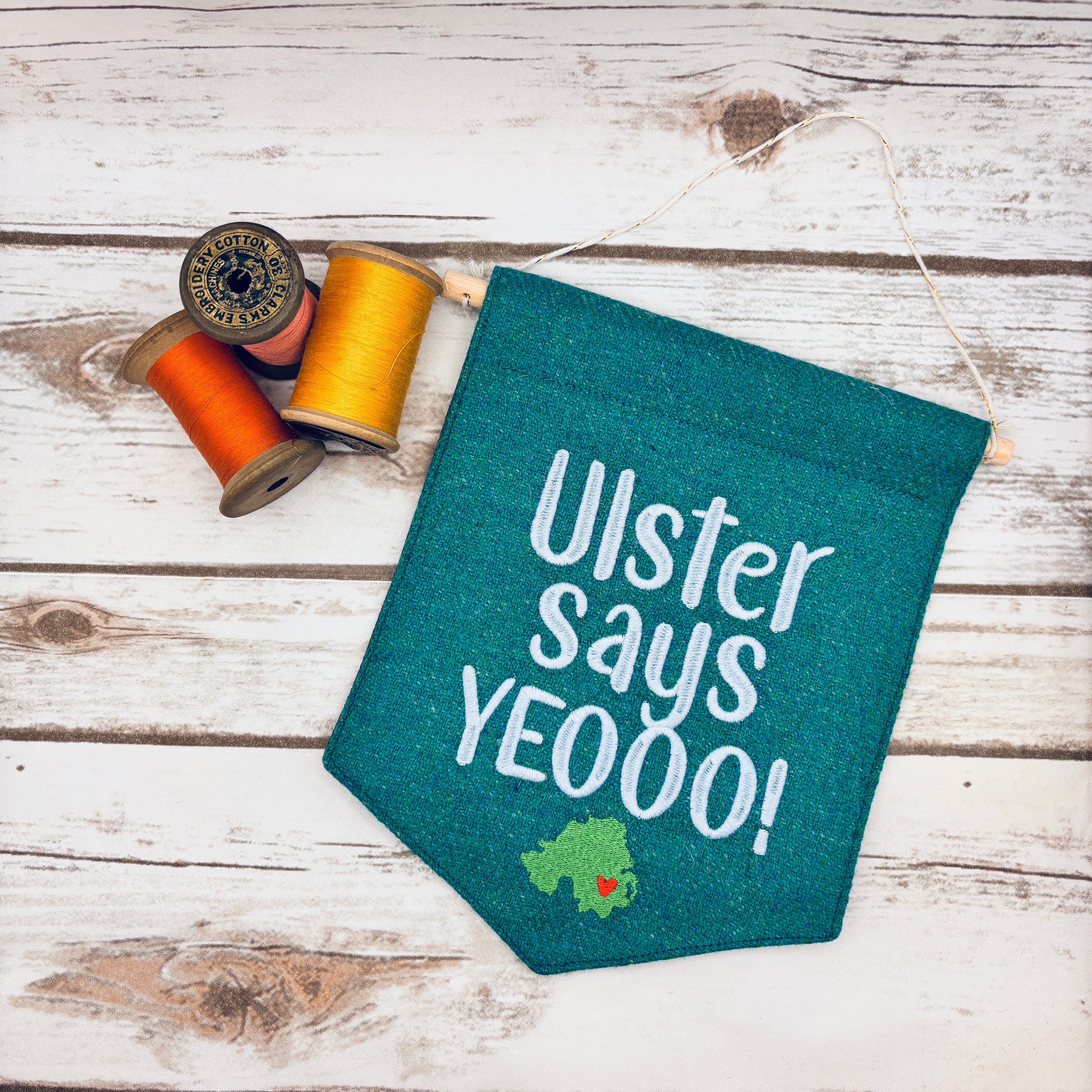 Ulster Says Yeooo! Pennant Wall Hanging