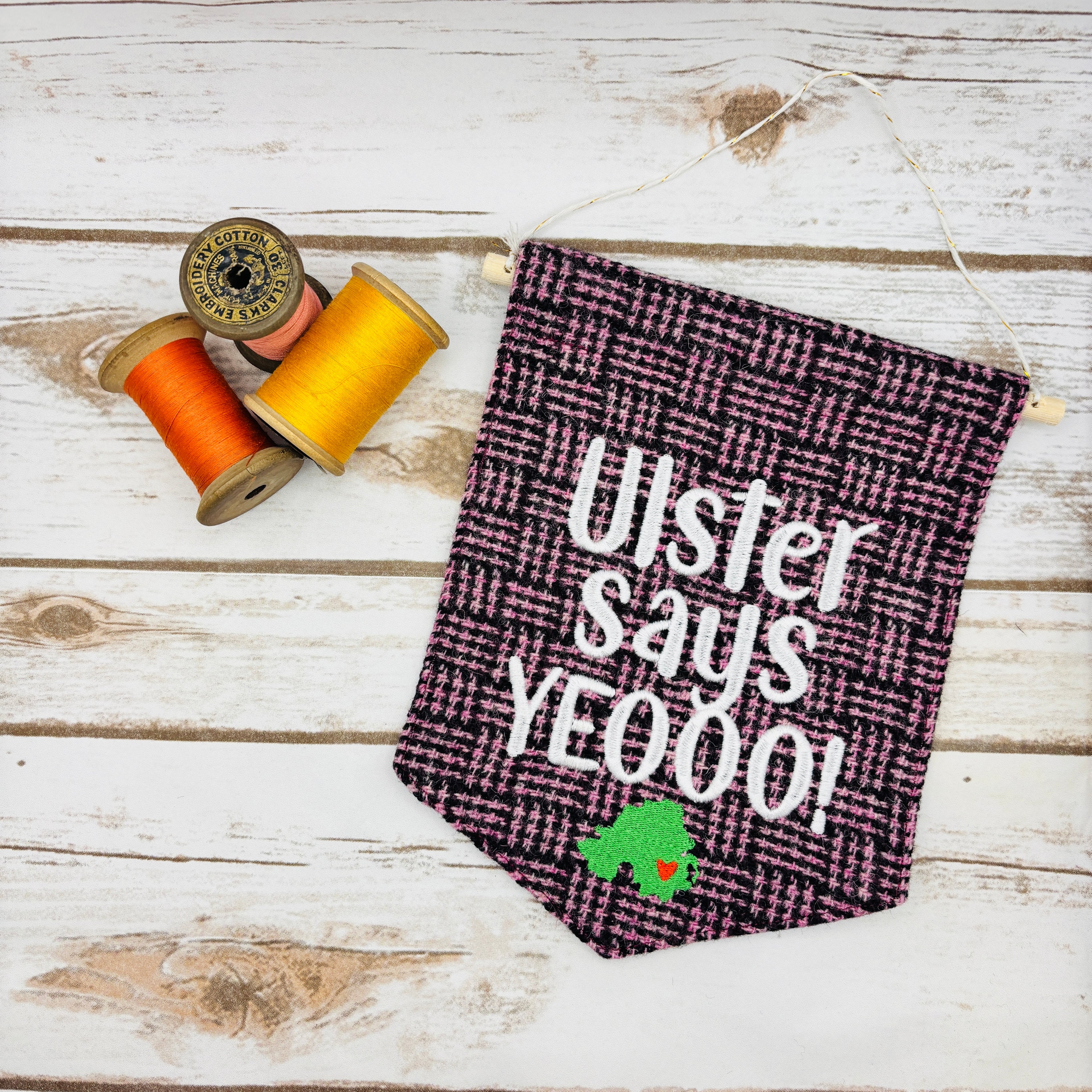 Ulster Says Yeooo! Pennant Wall Hanging