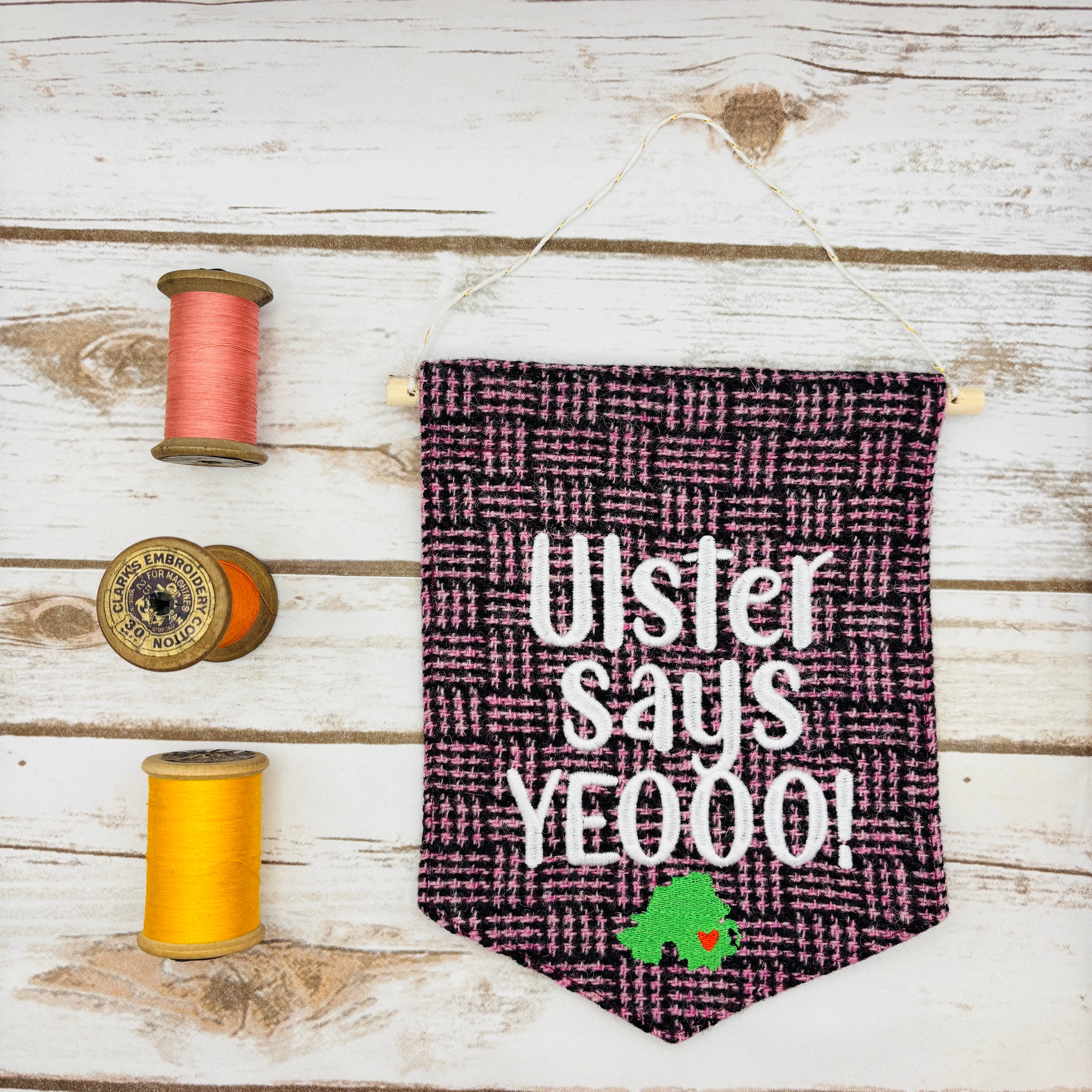 Ulster Says Yeooo! Pennant Wall Hanging