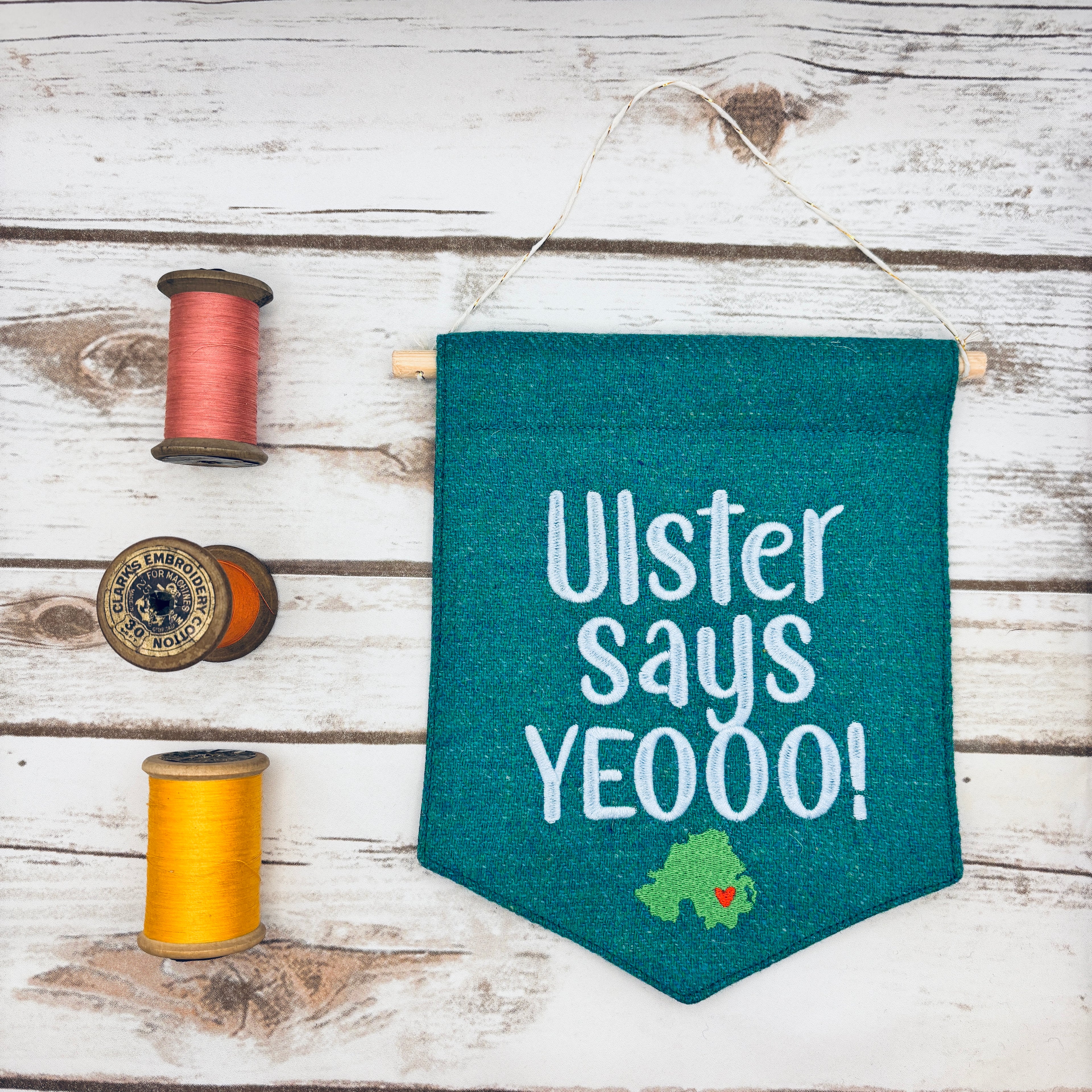 Ulster Says Yeooo! Pennant Wall Hanging
