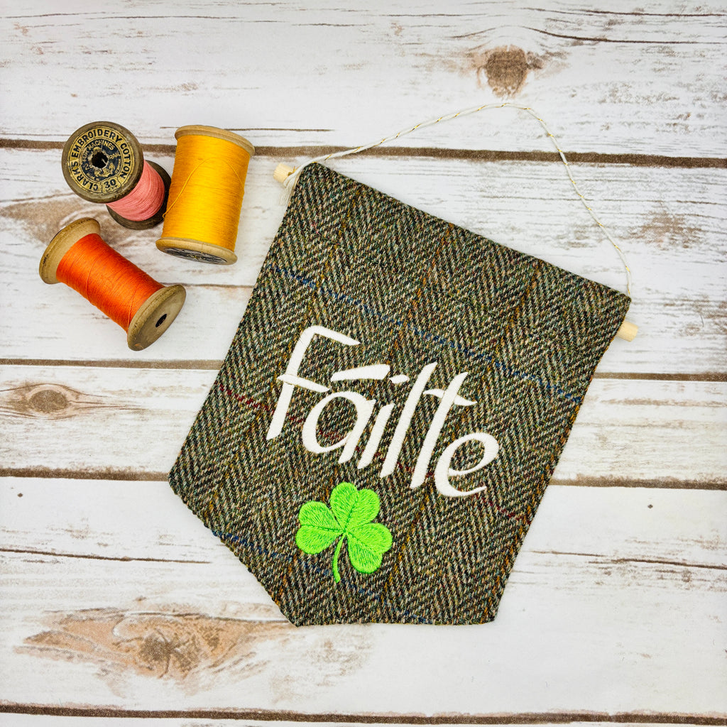 Fáilte - Welcome - Irish Pennant Wall Hanging