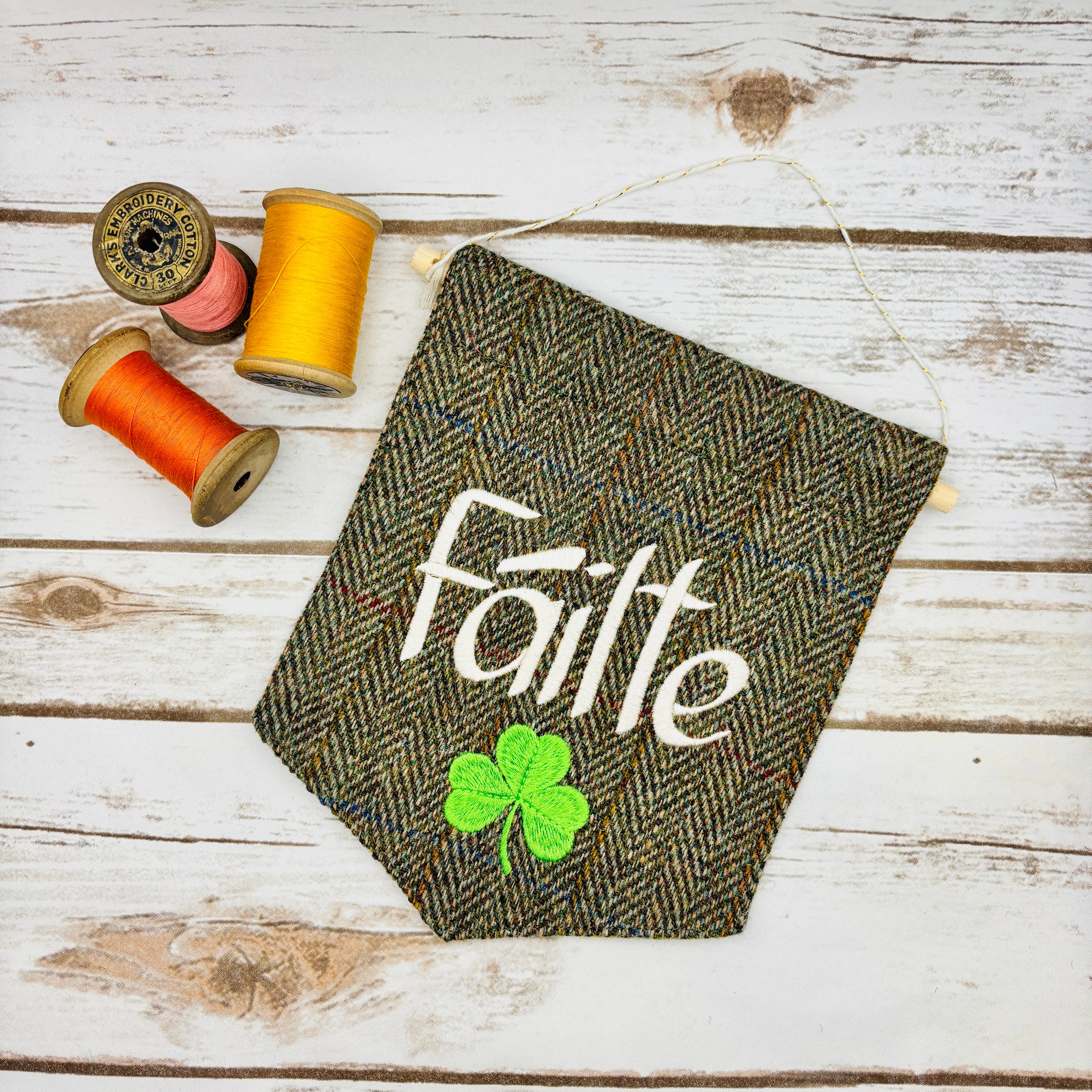 Fáilte - Welcome - Irish Pennant Wall Hanging