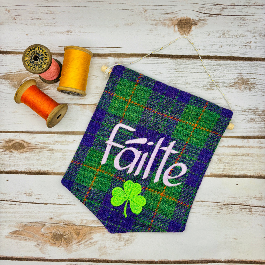 Fáilte - Welcome - Irish Pennant Wall Hanging