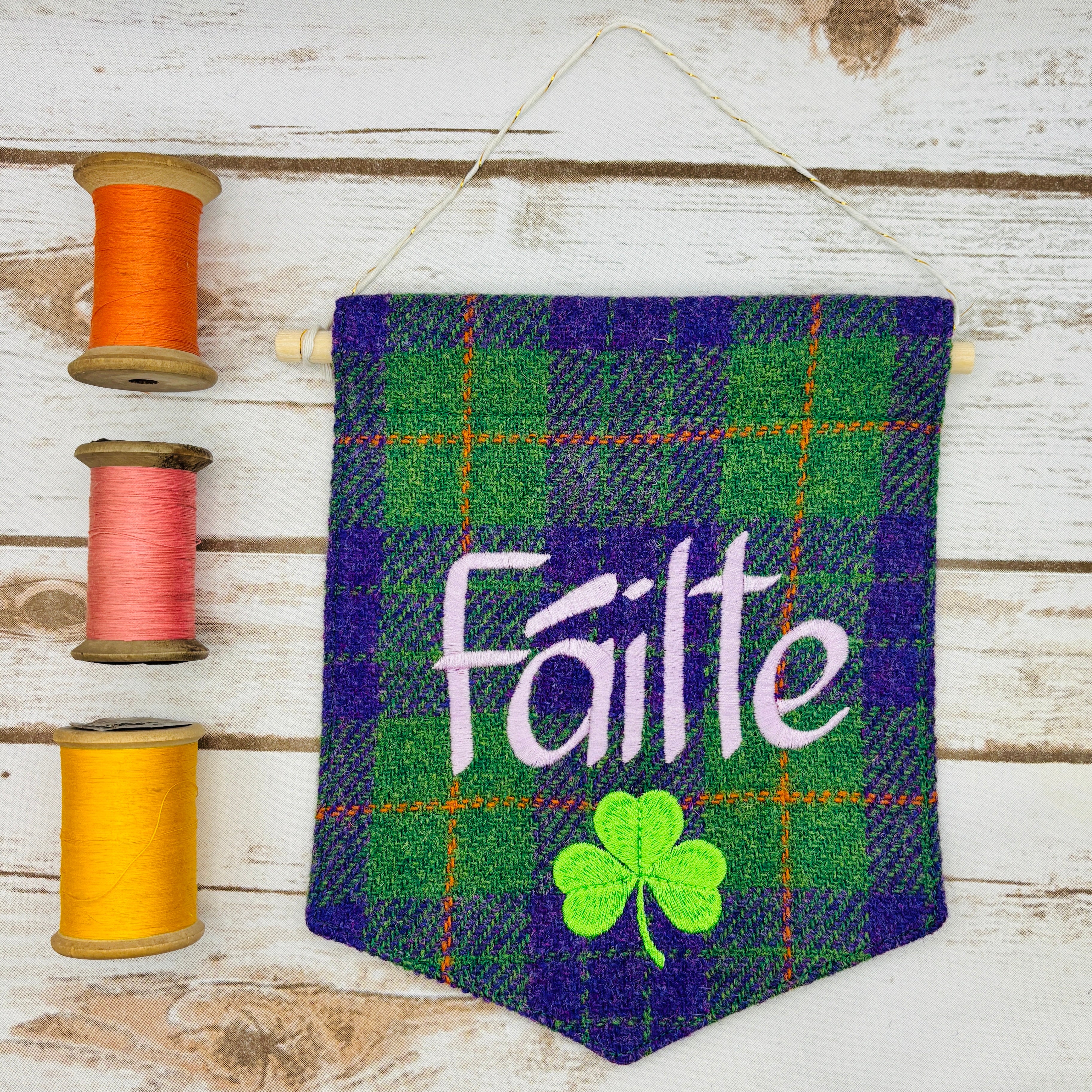 Fáilte - Welcome - Irish Pennant Wall Hanging
