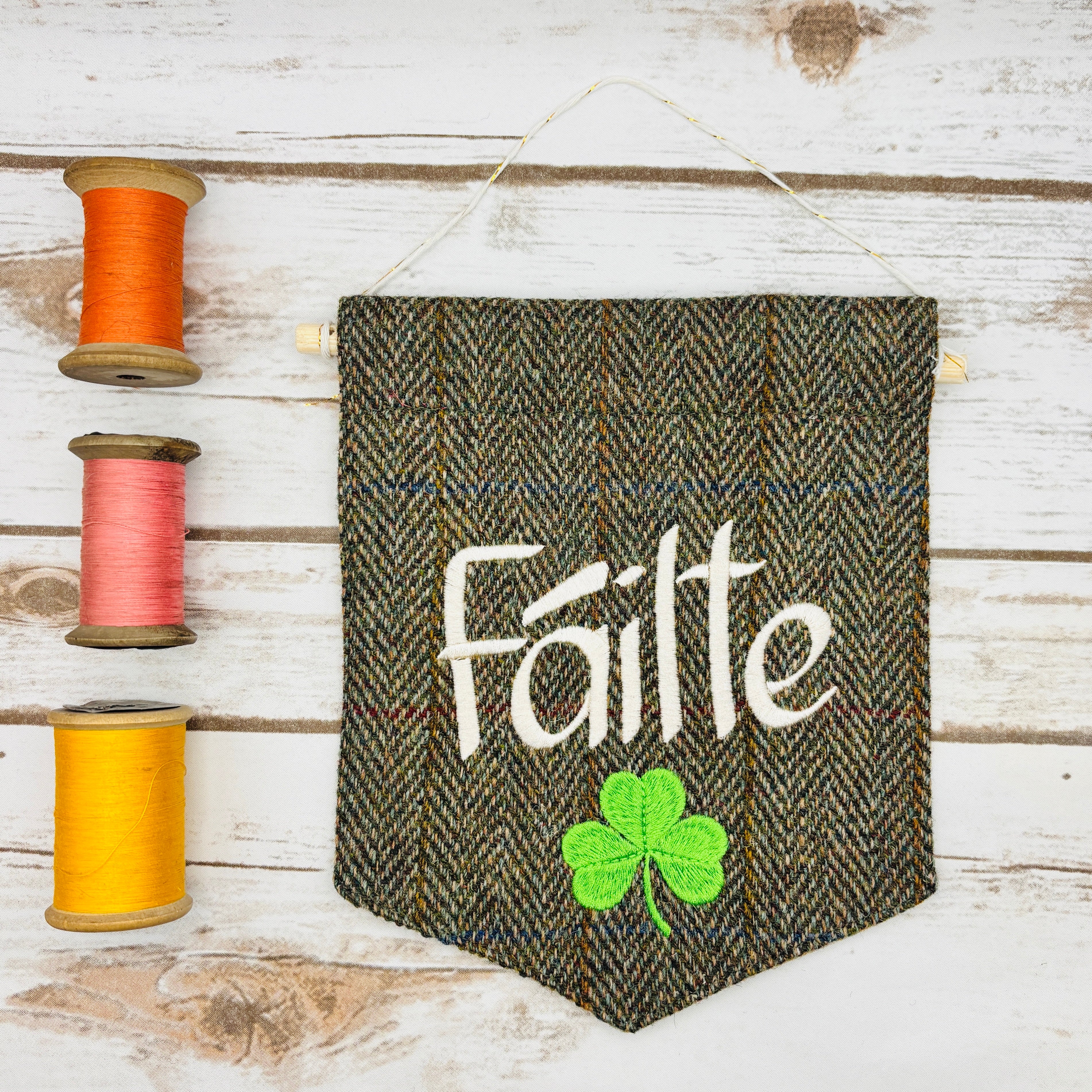 Fáilte - Welcome - Irish Pennant Wall Hanging