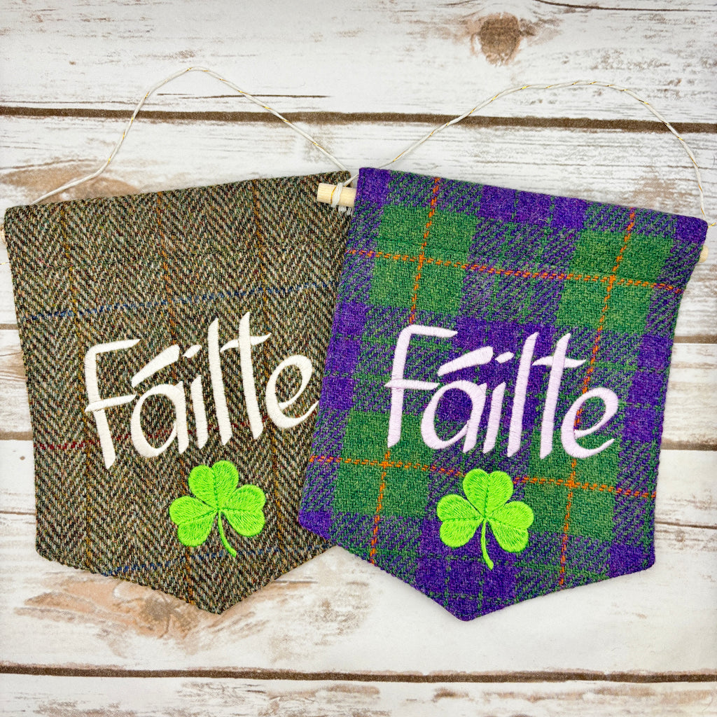 Fáilte - Welcome - Irish Pennant Wall Hanging