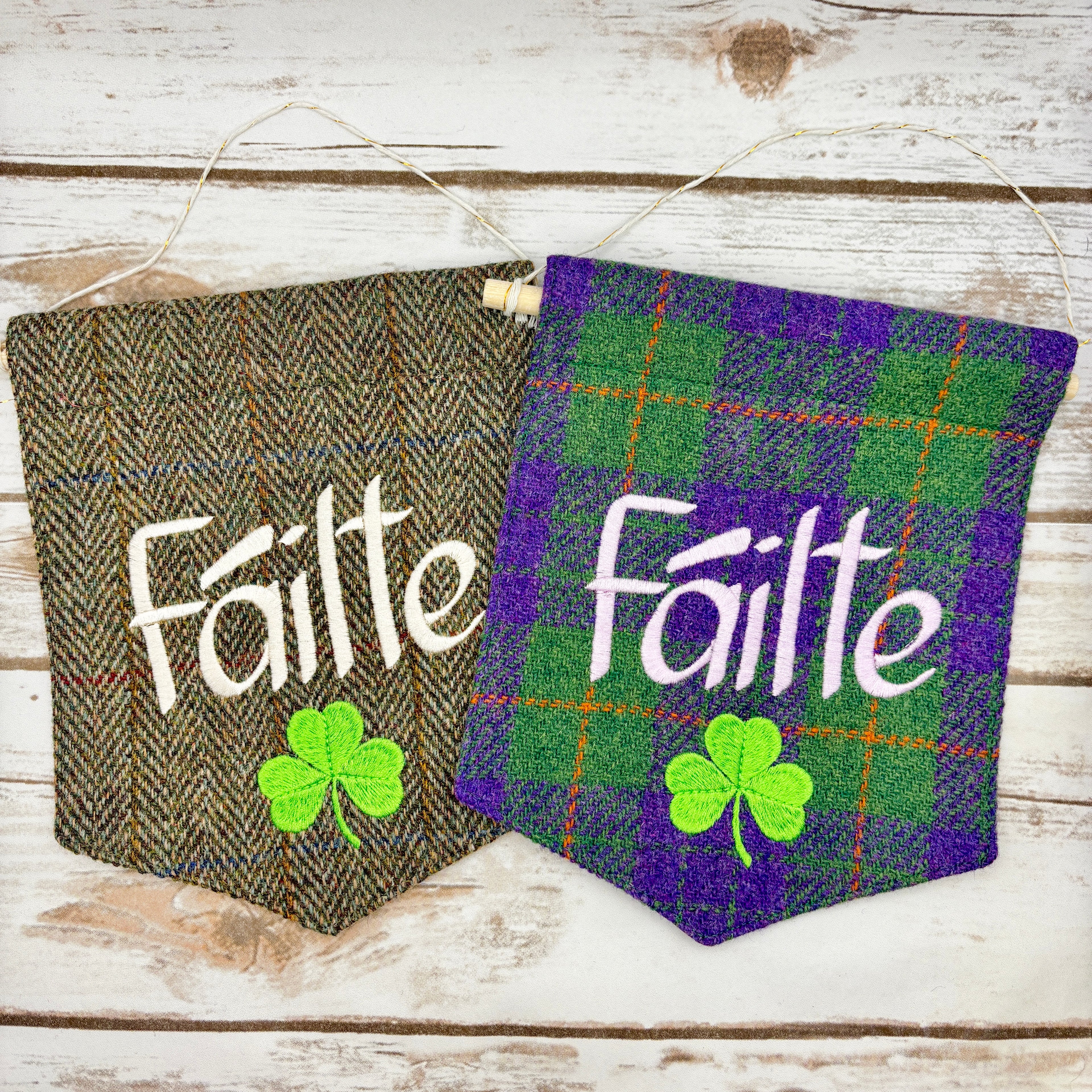 Fáilte - Welcome - Irish Pennant Wall Hanging