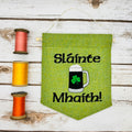 Sláinte Mhaith (Stout) - Your good health! or Cheers! - Irish Pennant Wall Hanging