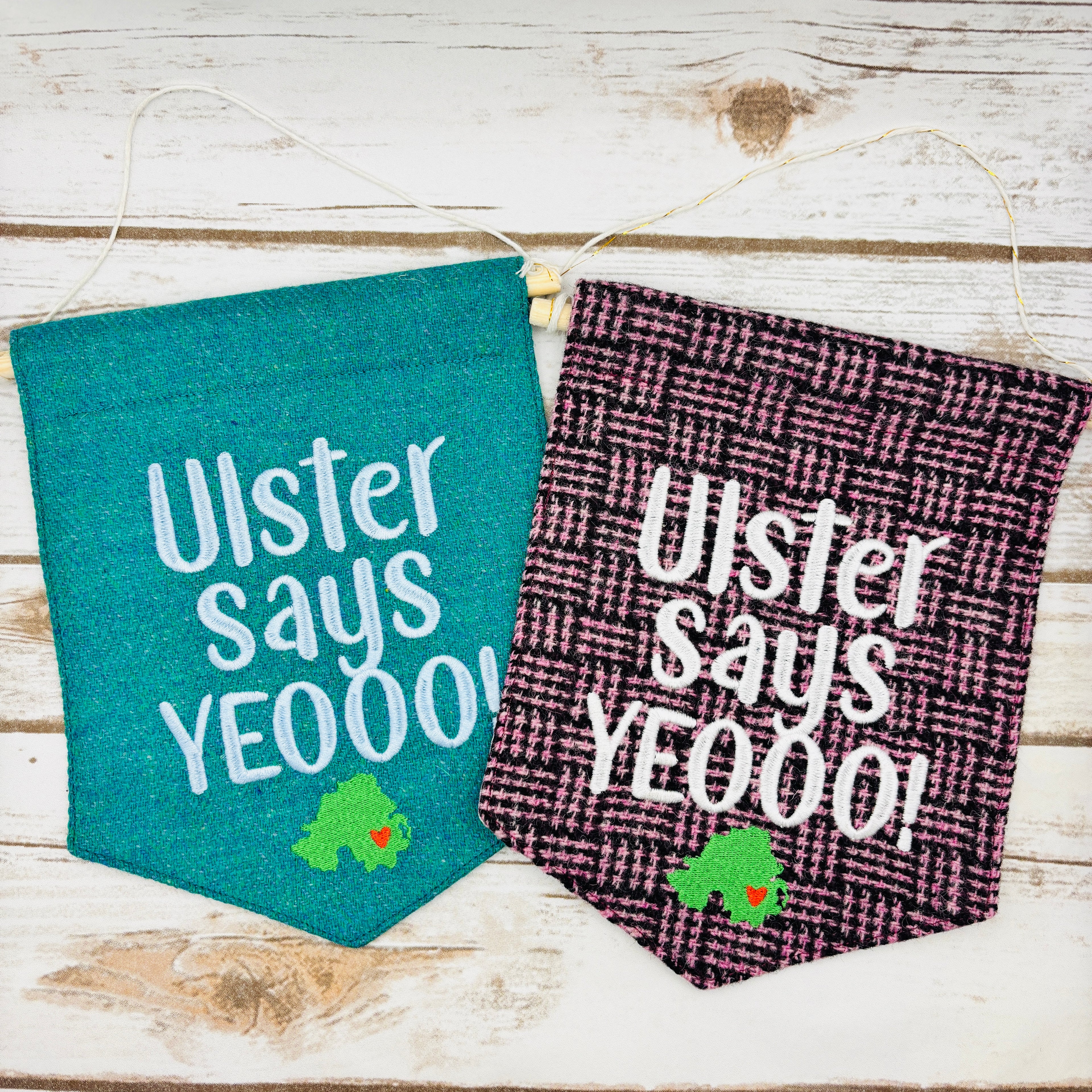 Ulster Says Yeooo! Pennant Wall Hanging