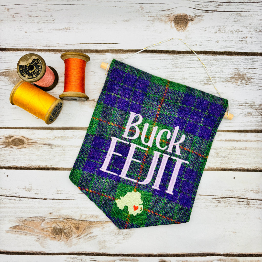Buck Eejit - Pennant Wall Hanging
